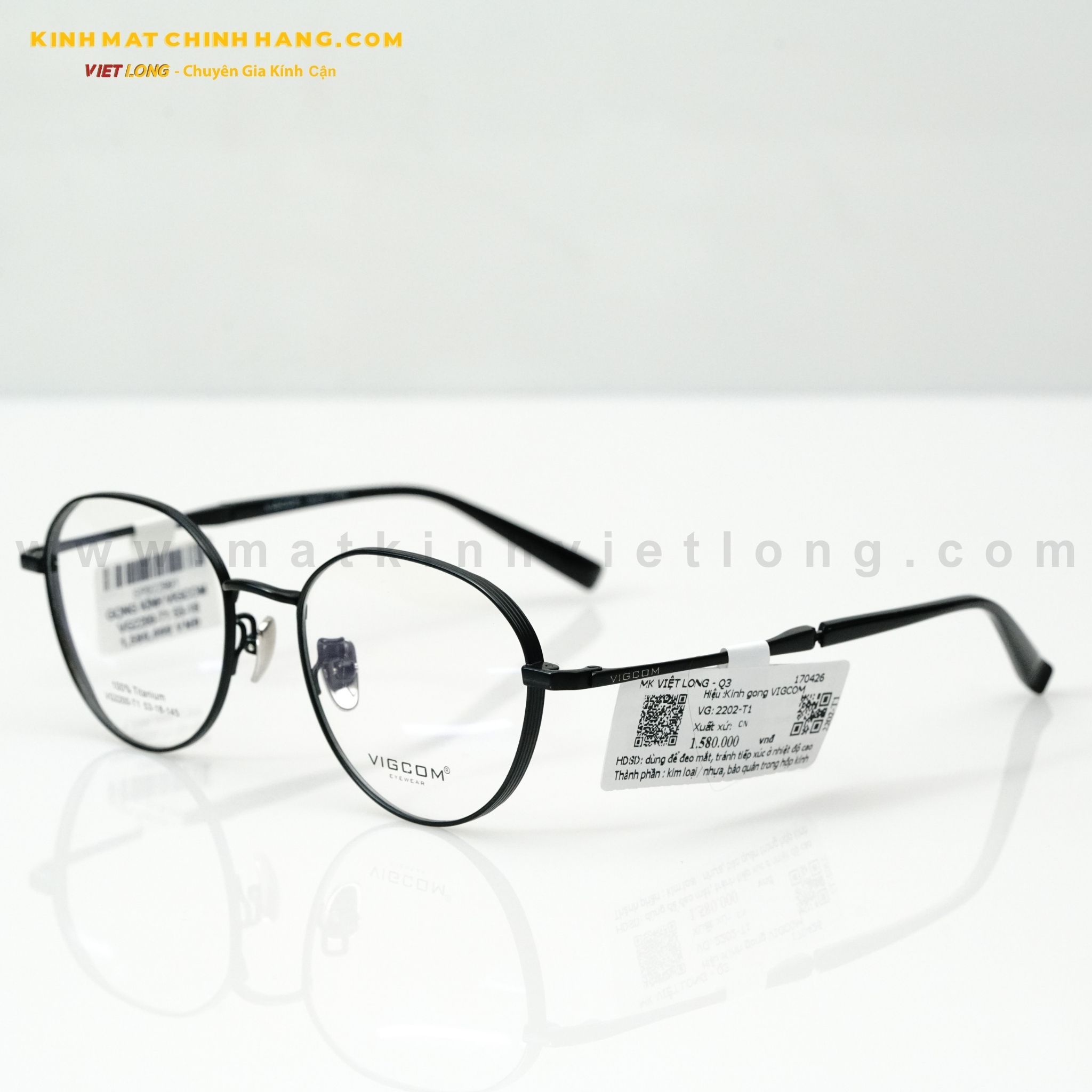  GỌNG KÍNH VIGCOM VG2200-T1 53-18 