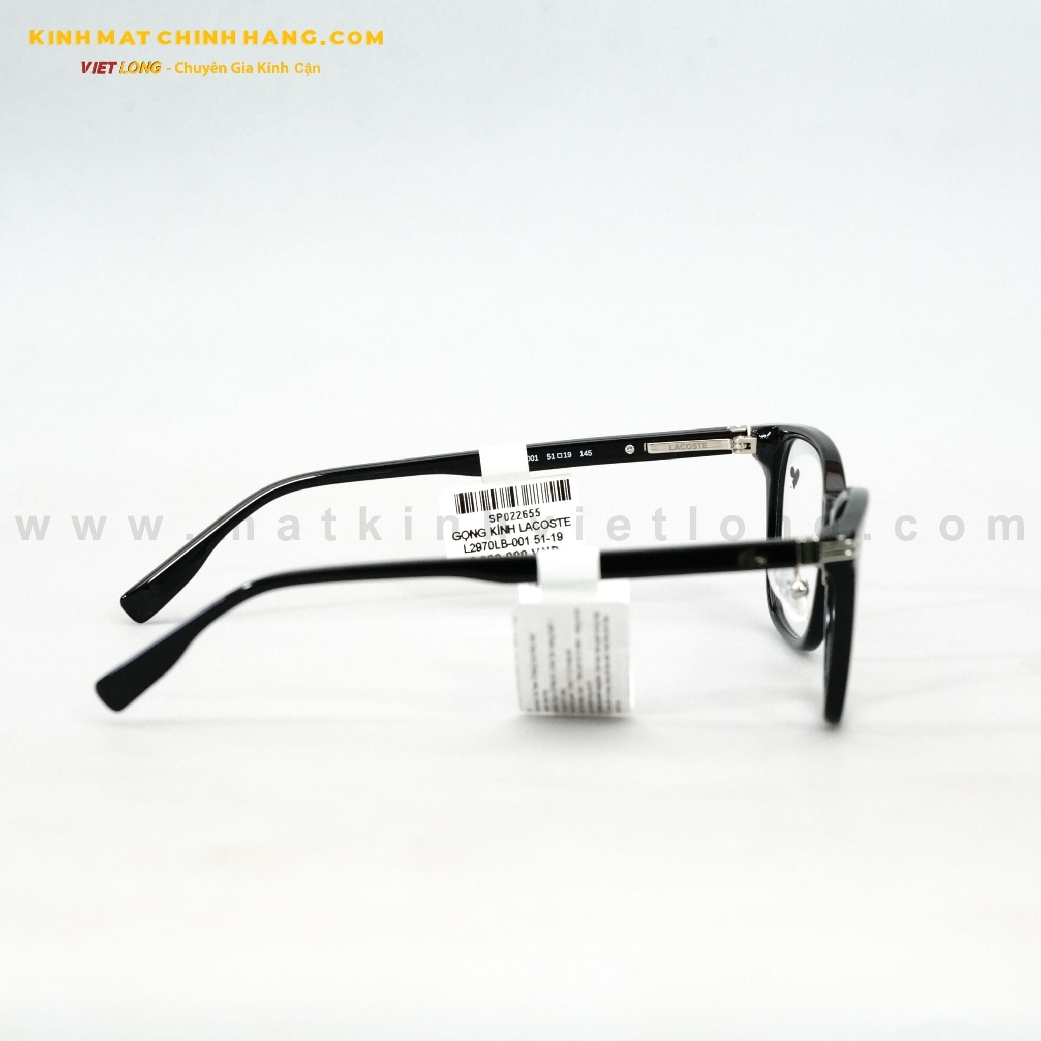  GỌNG KÍNH LACOSTE L2970LB-001 51-19 