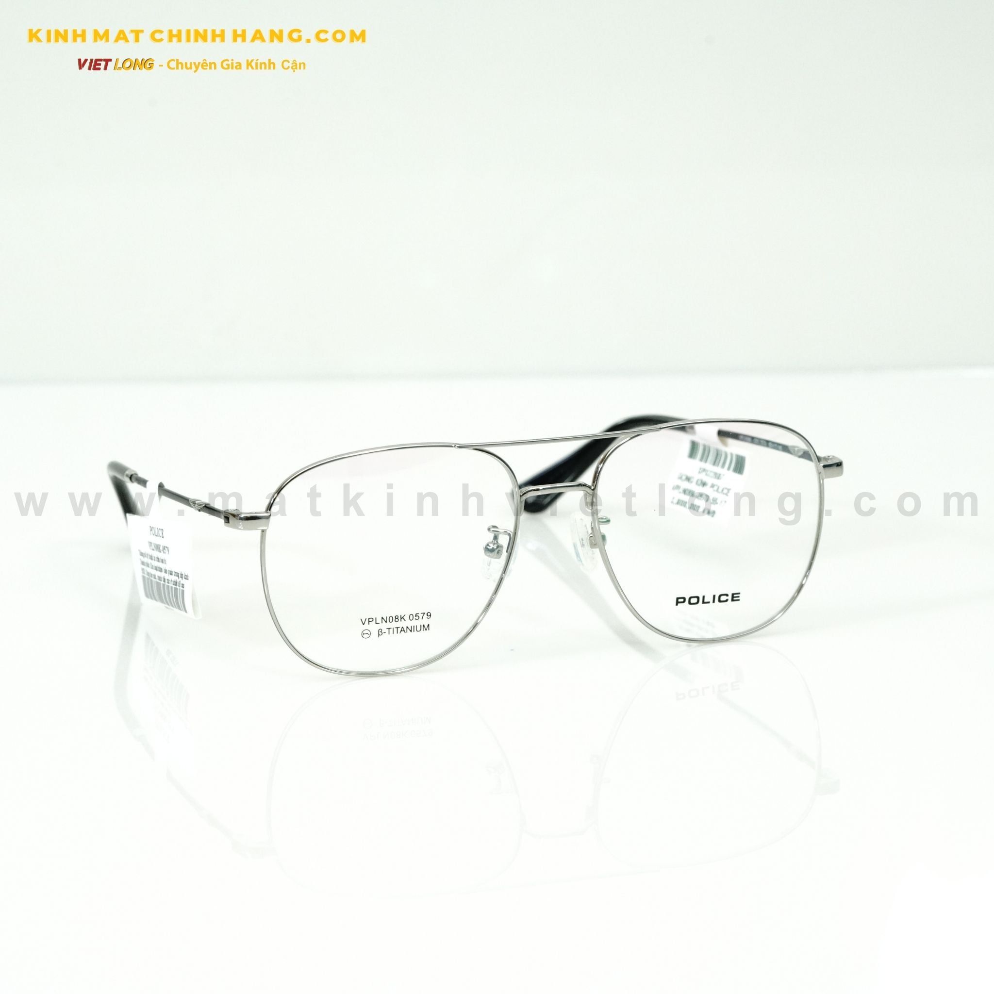 GỌNG KÍNH POLICE VPLN08K-0579 55-17 