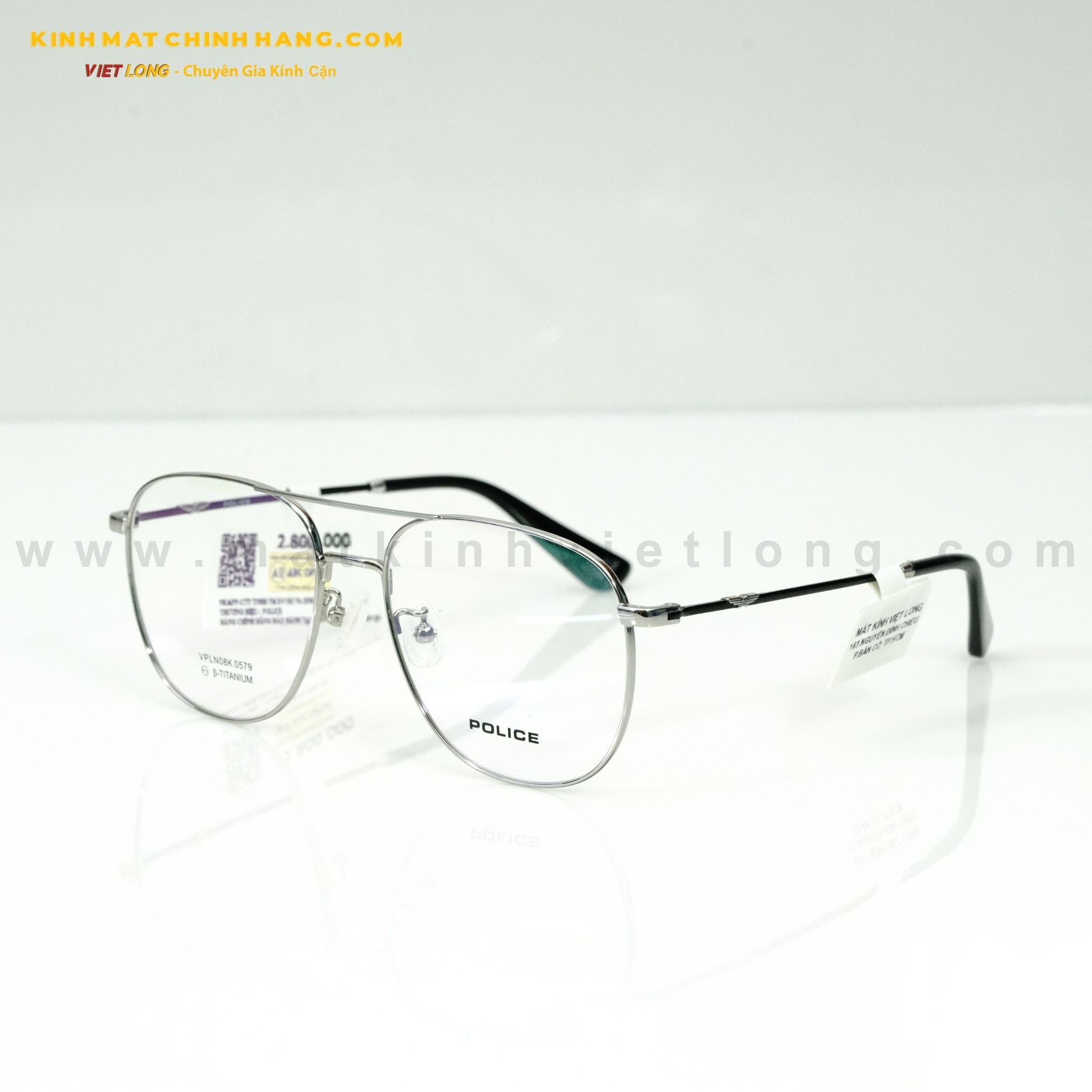  GỌNG KÍNH POLICE VPLN08K-0579 55-17 