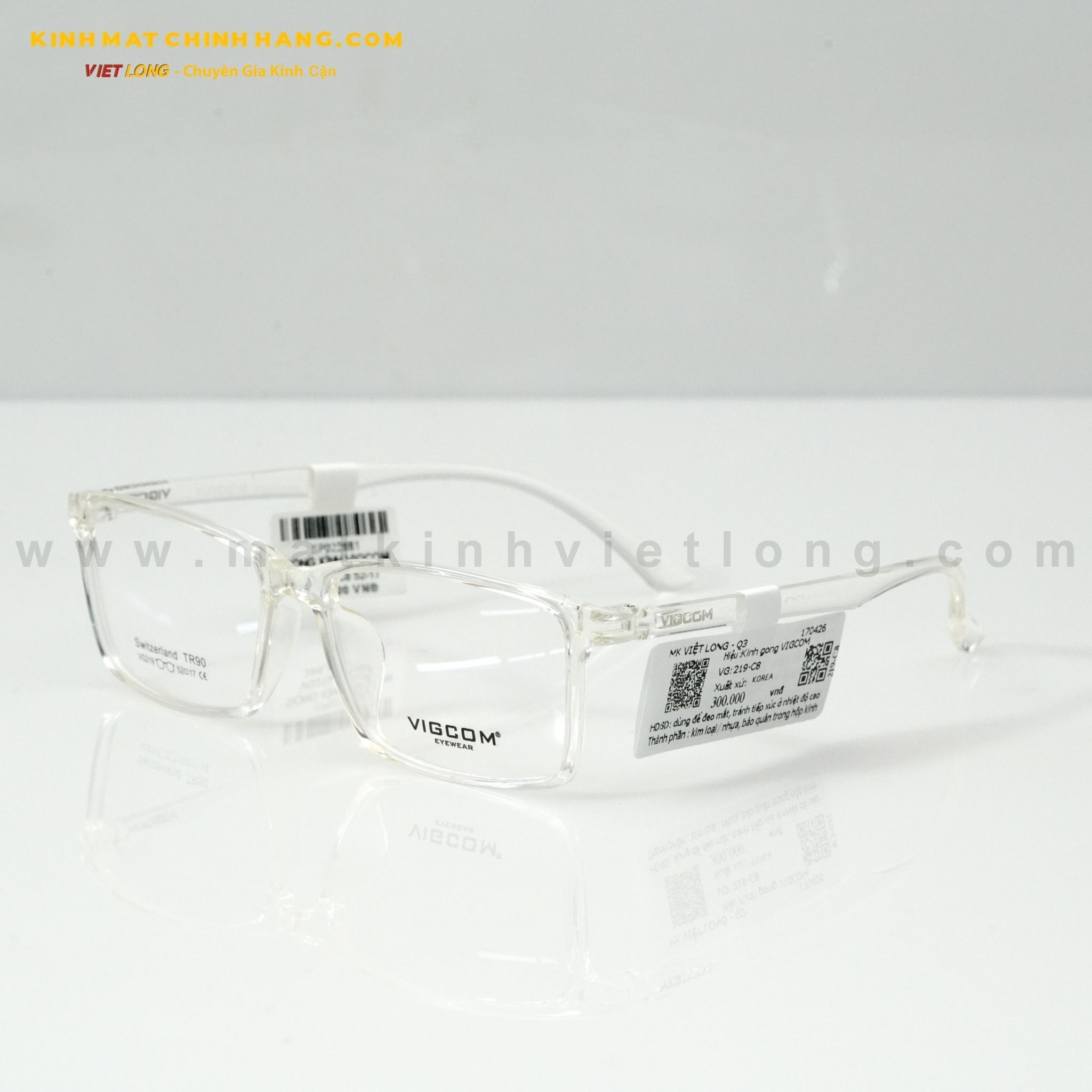  GỌNG KÍNH VIGCOM VG219-C8 52-17 
