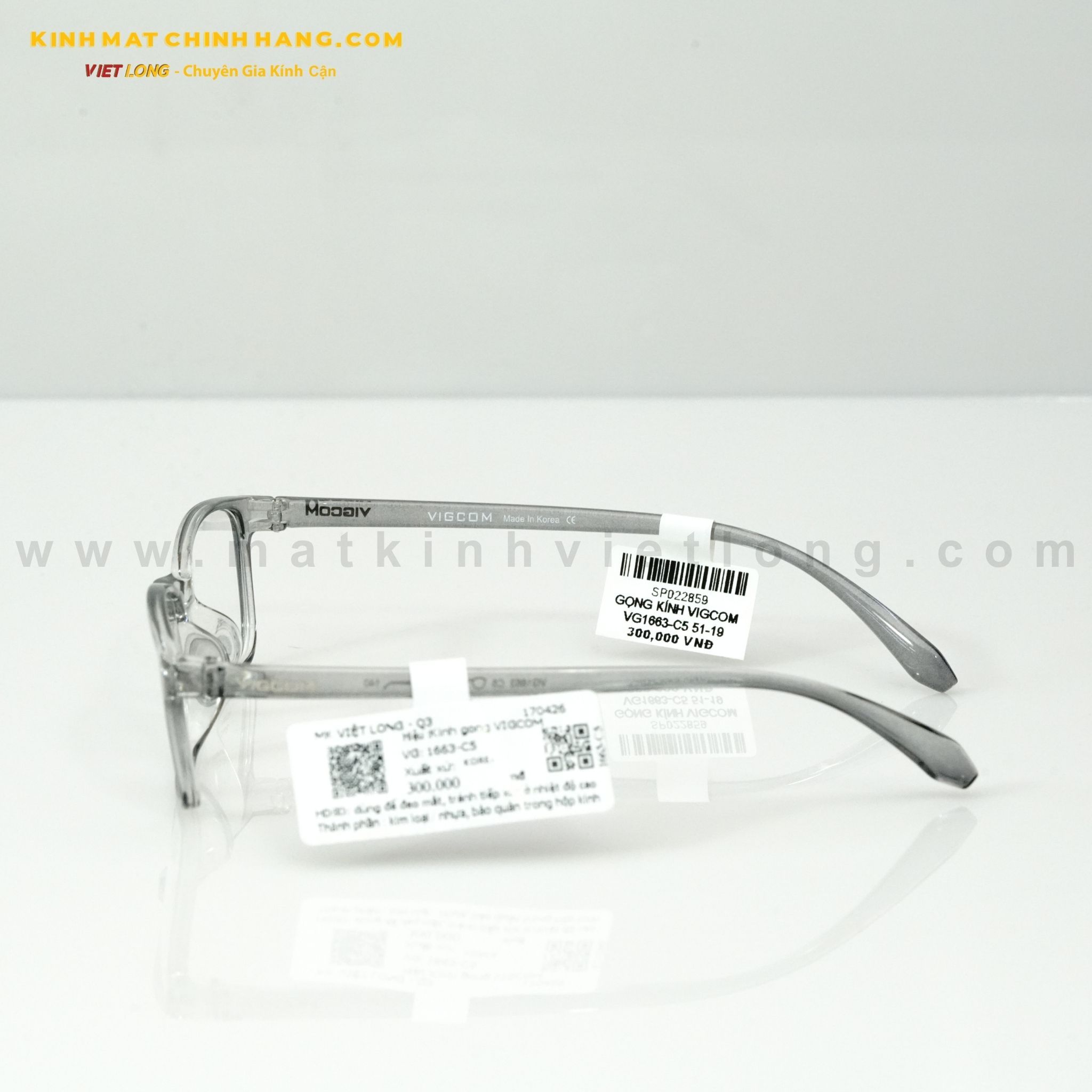  GỌNG KÍNH VIGCOM VG1663-C5 51-19 