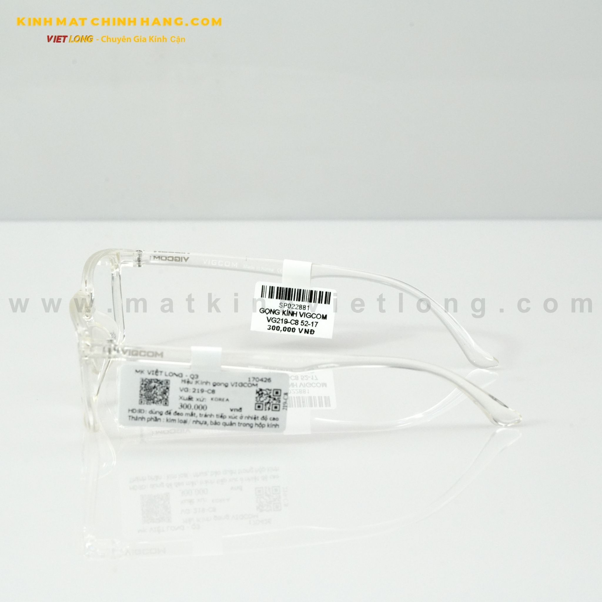  GỌNG KÍNH VIGCOM VG219-C8 52-17 