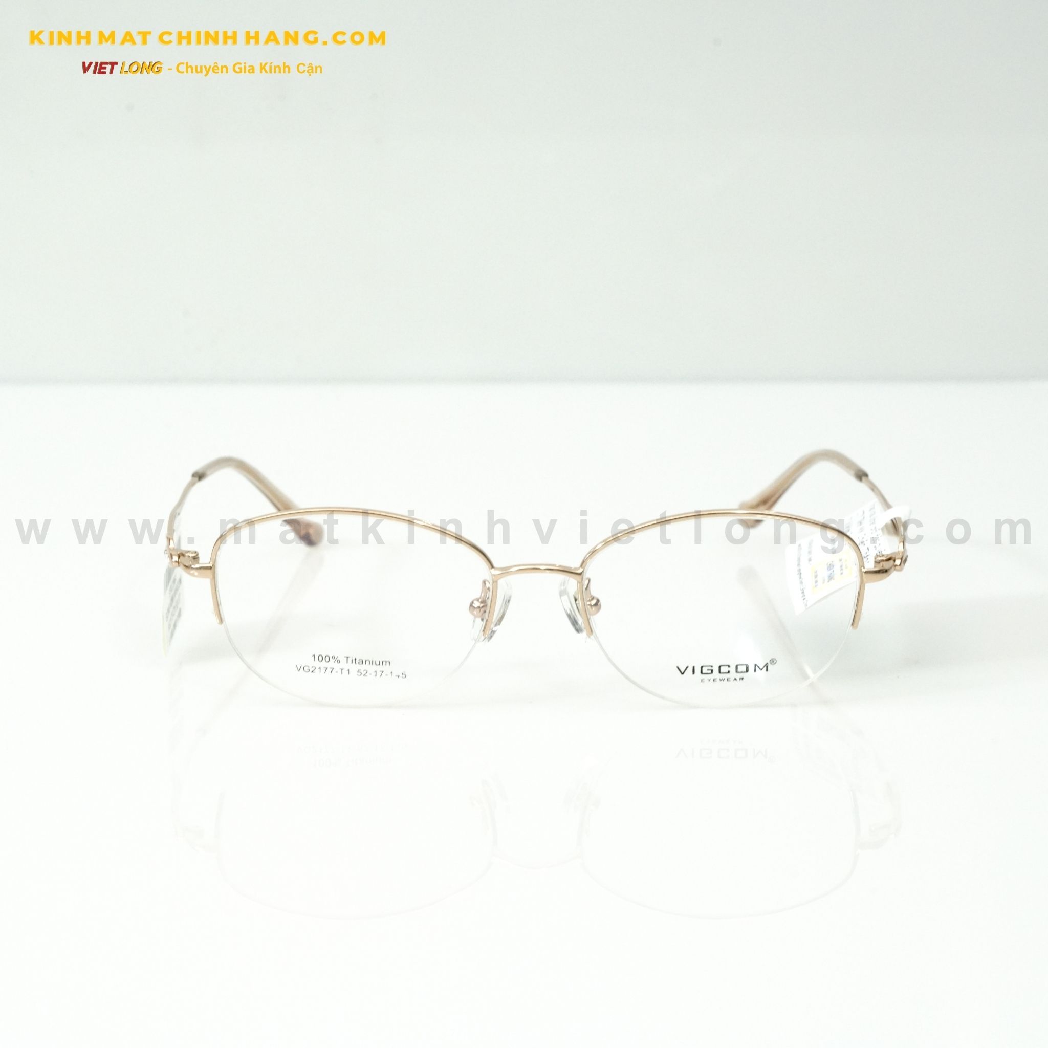  GỌNG KÍNH VIGCOM VG2177-T1 52-17 