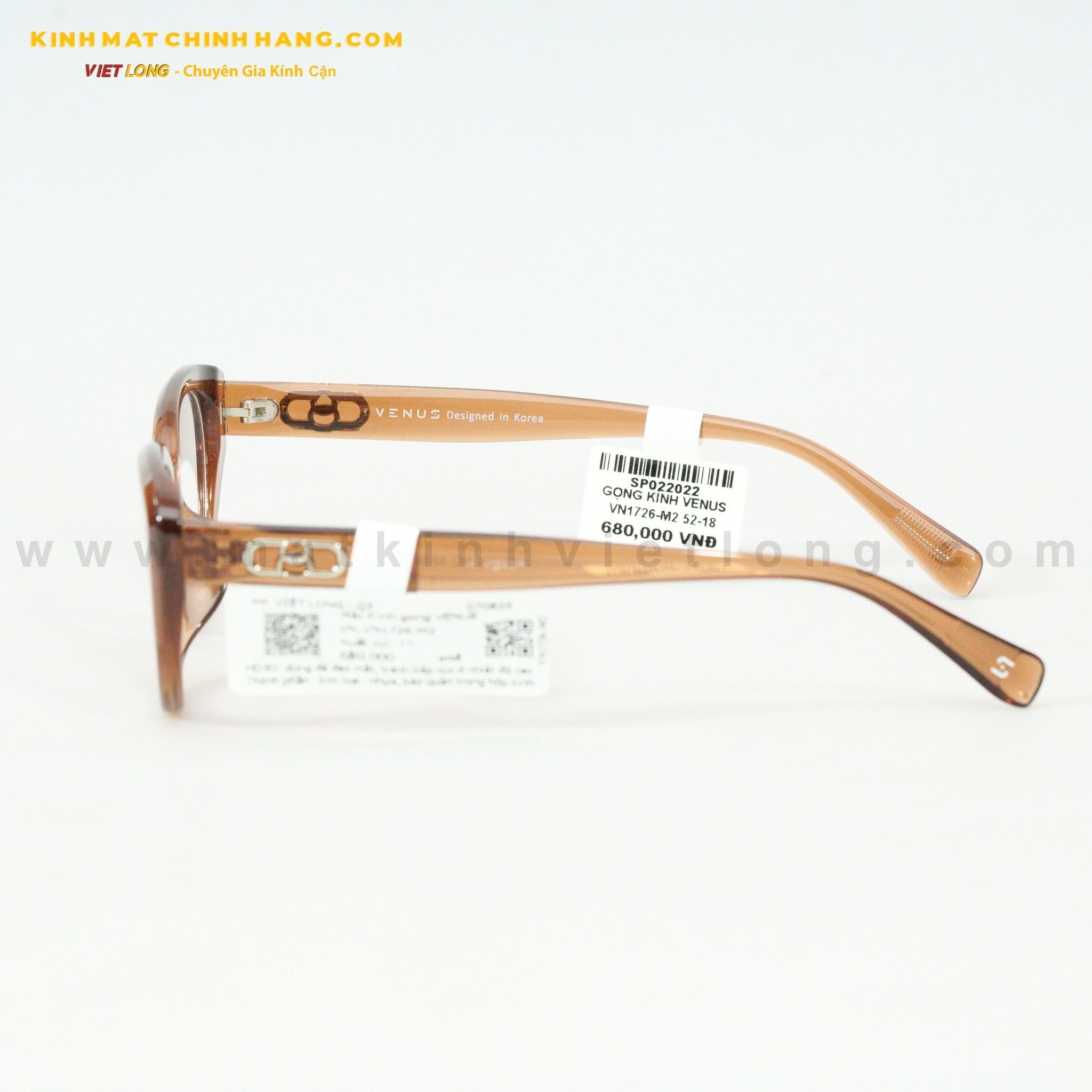  GỌNG KÍNH VENUS VN1726-M2 52-18 
