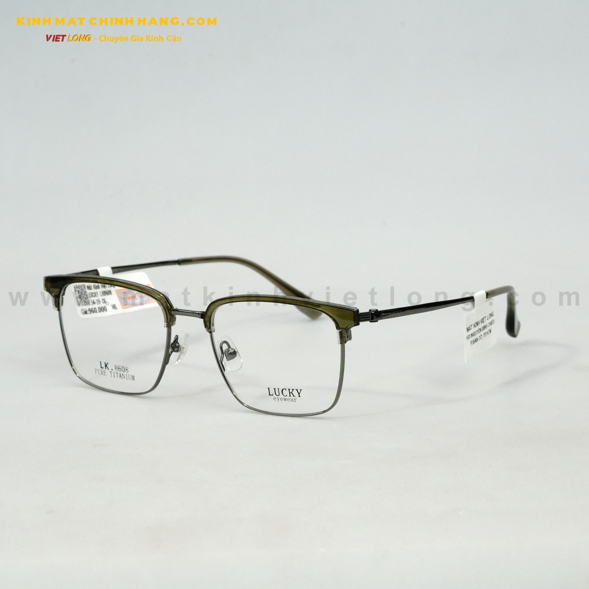  GỌNG KÍNH LUCKY LK8608-C6 54-19 