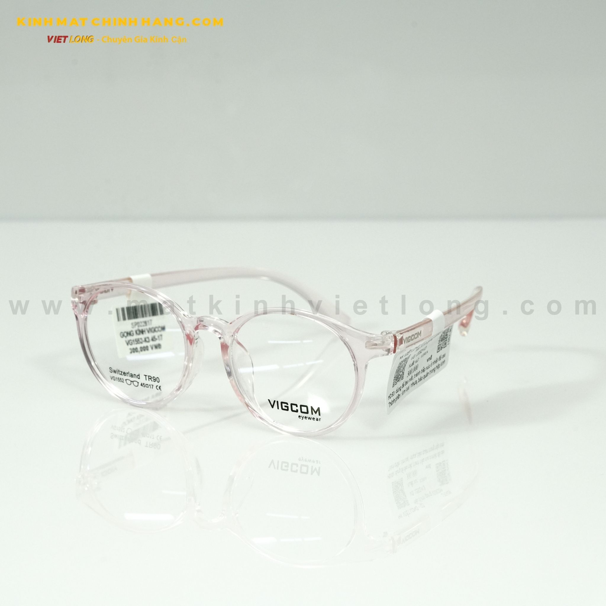  GỌNG KÍNH VIGCOM VG1552-K2 45-17 