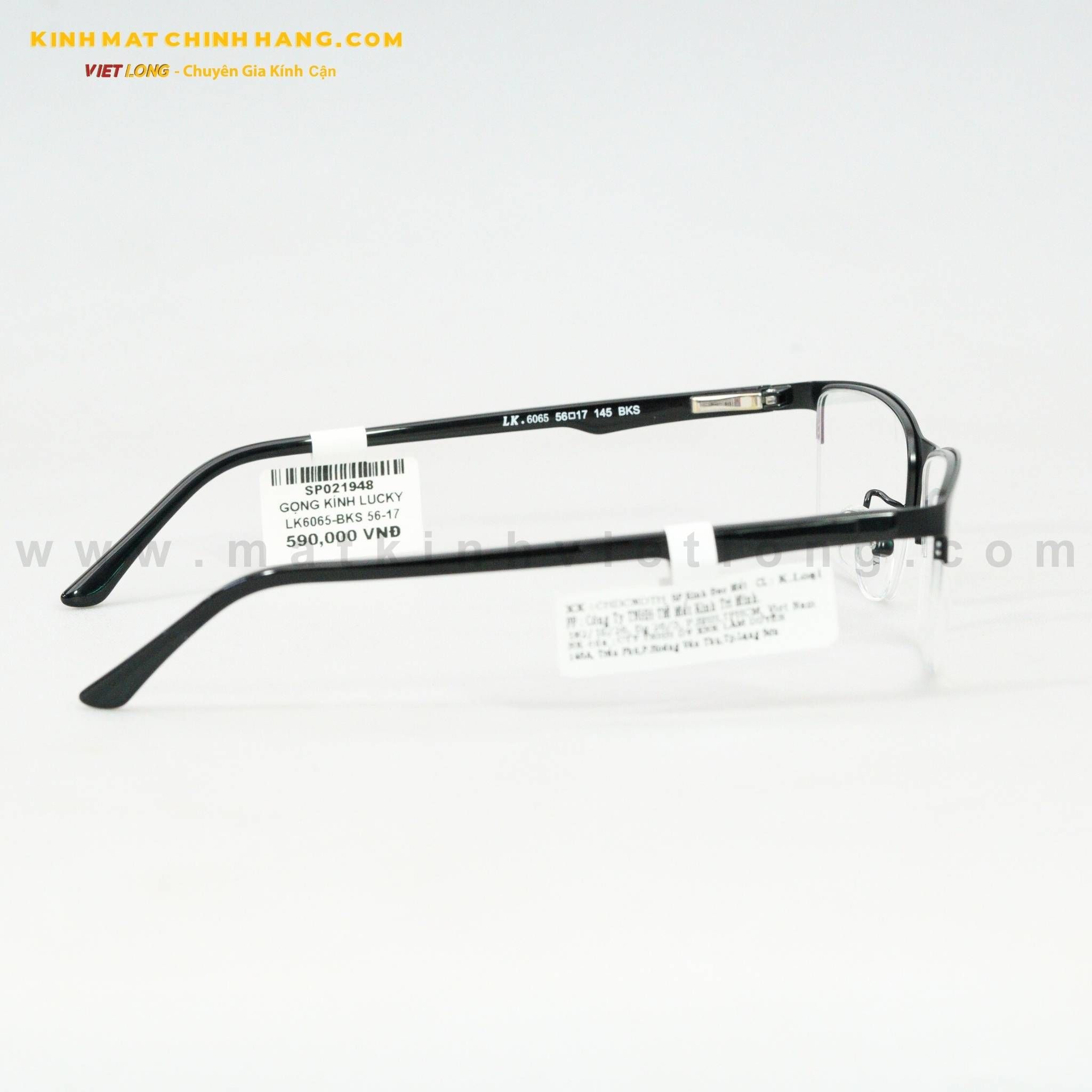  GỌNG KÍNH LUCKY LK6065-BKS 56-17 