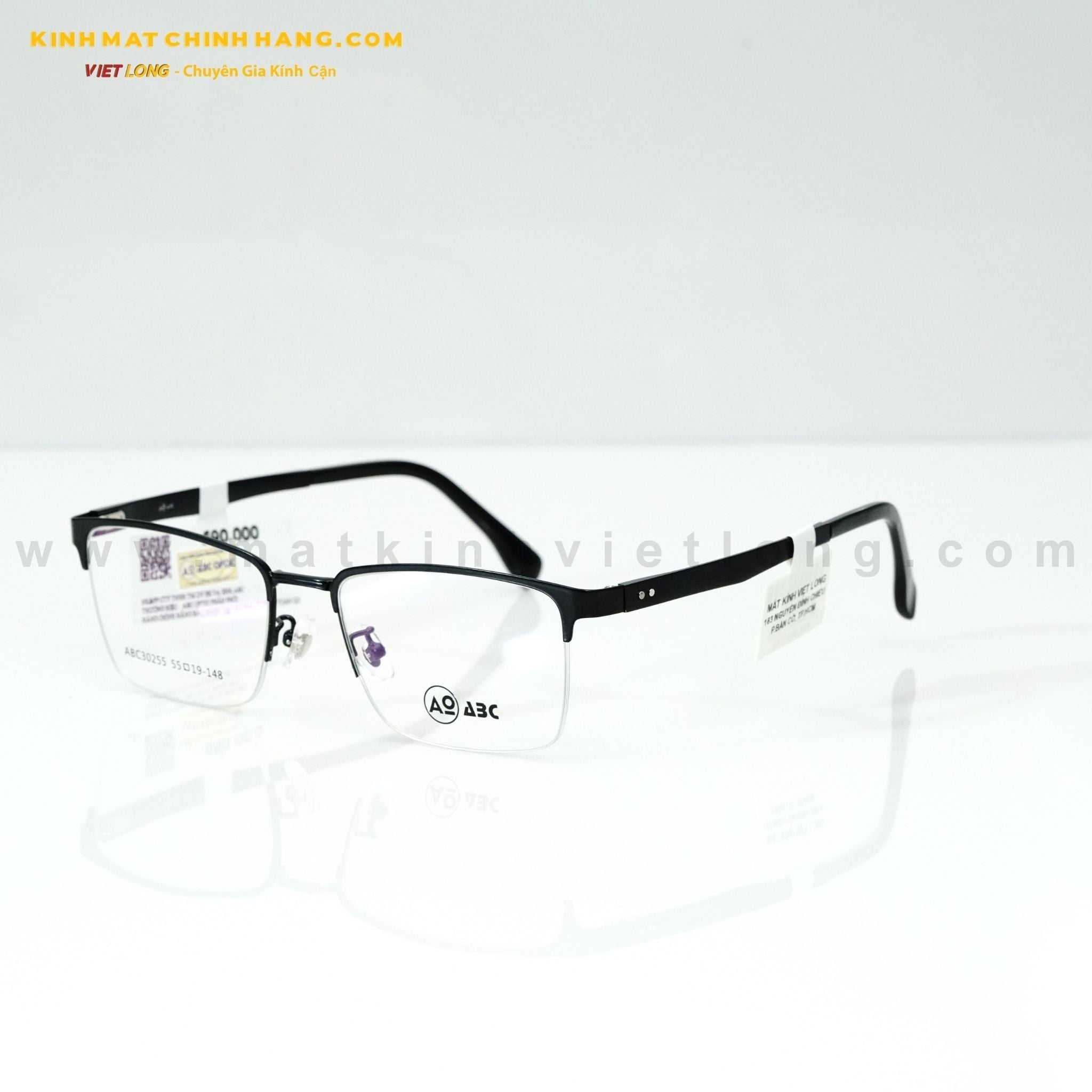  GỌNG KÍNH ABC ABC30255-C1 55-19 