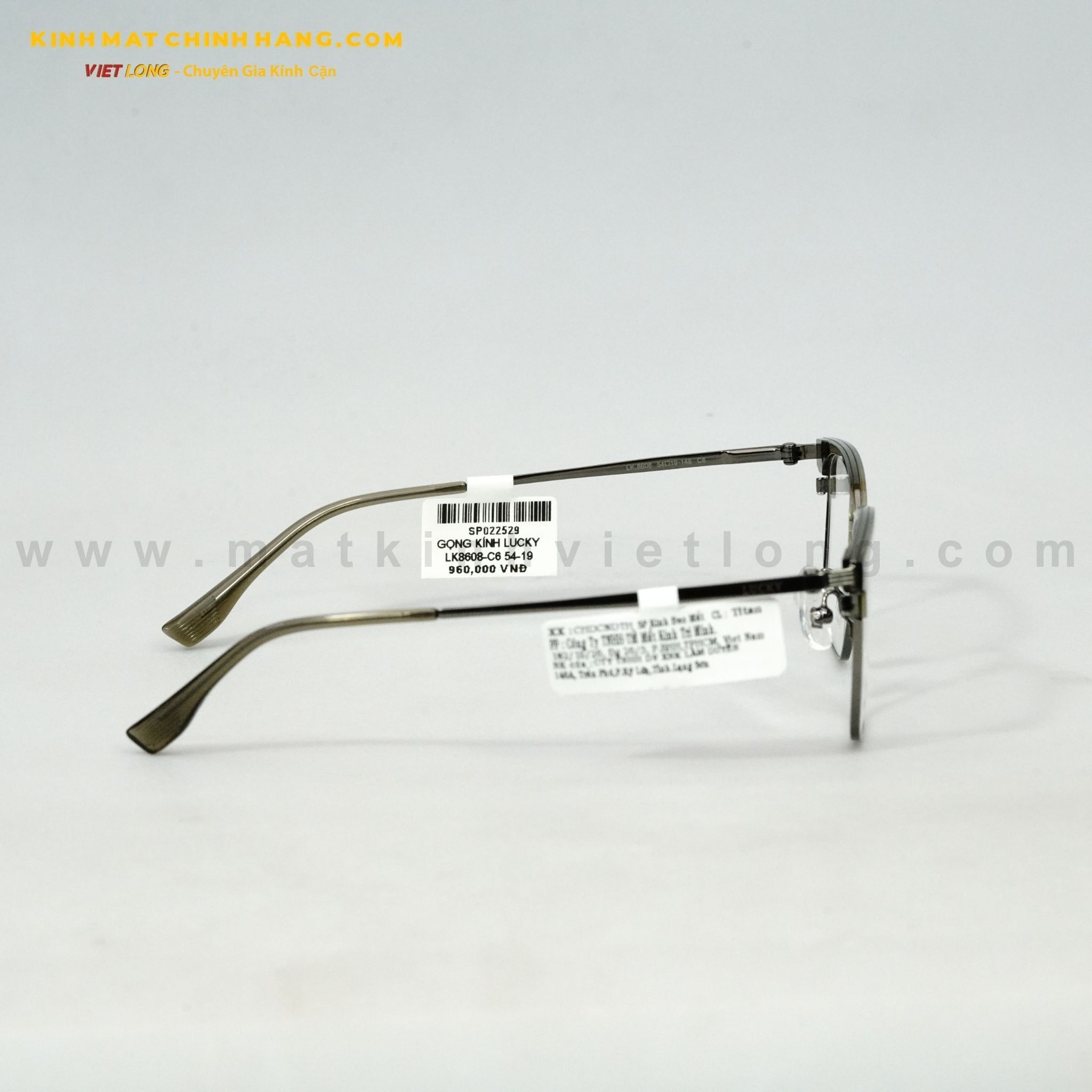  GỌNG KÍNH LUCKY LK8608-C6 54-19 