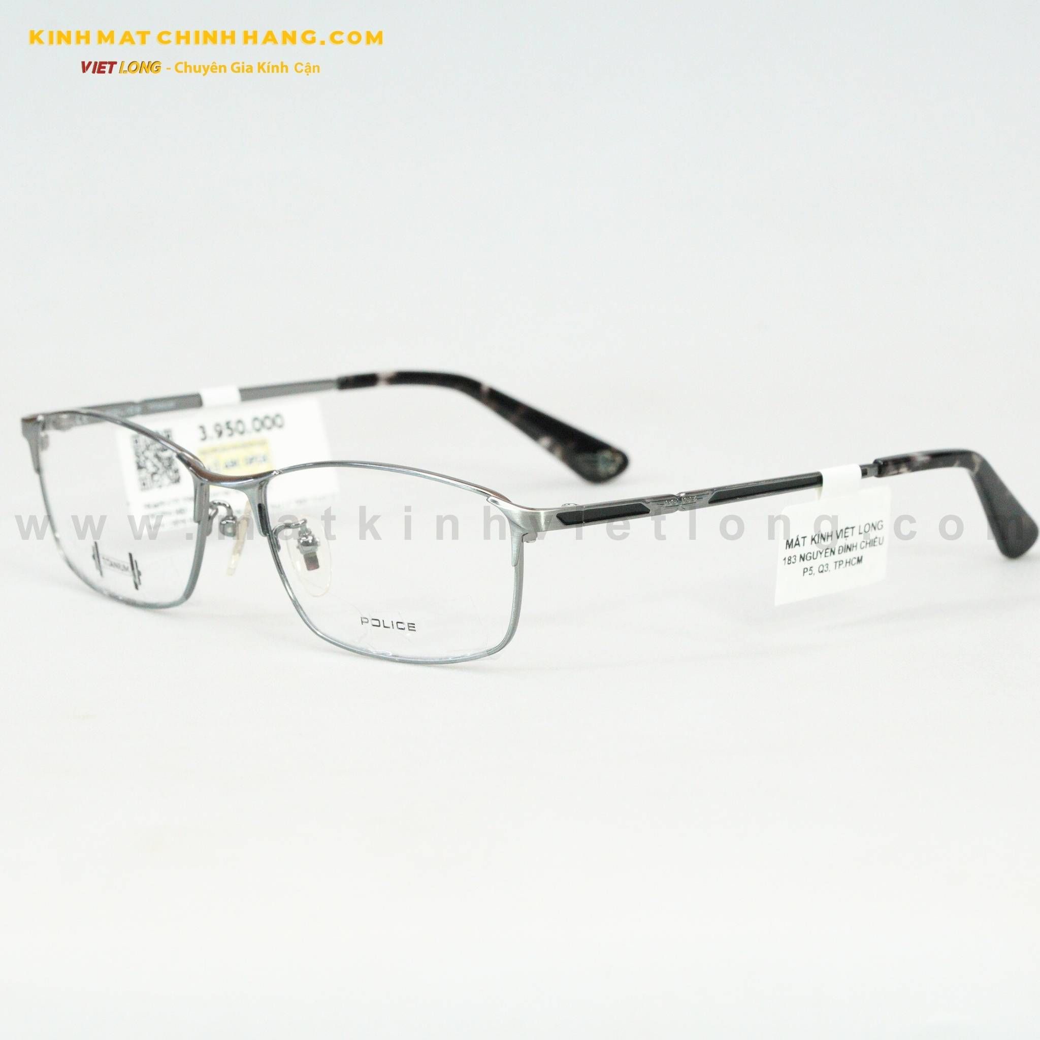  GỌNG KÍNH POLICE VPLB12J-560Q36 56-16 