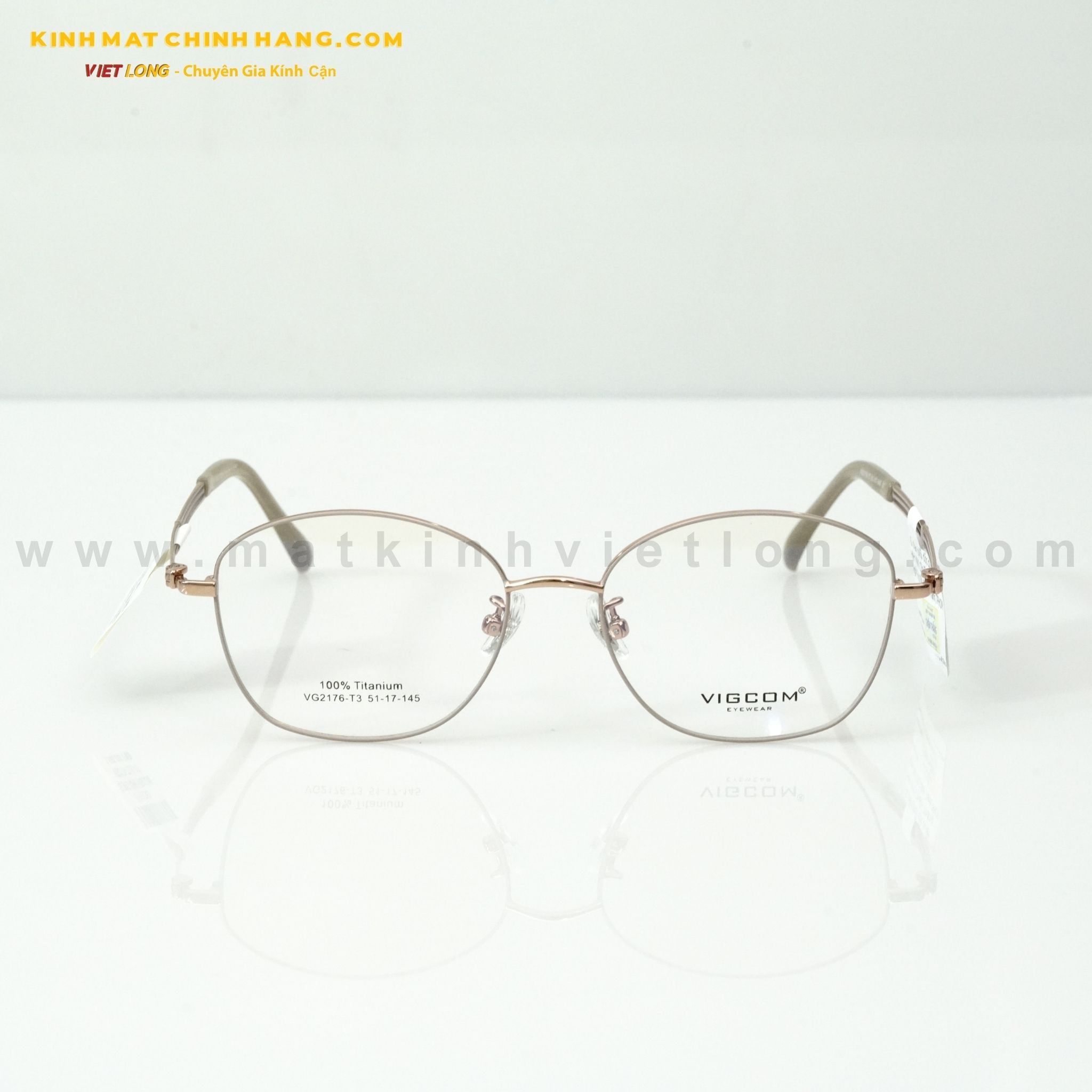 GỌNG KÍNH VIGCOM VG2176-T3 51-17 