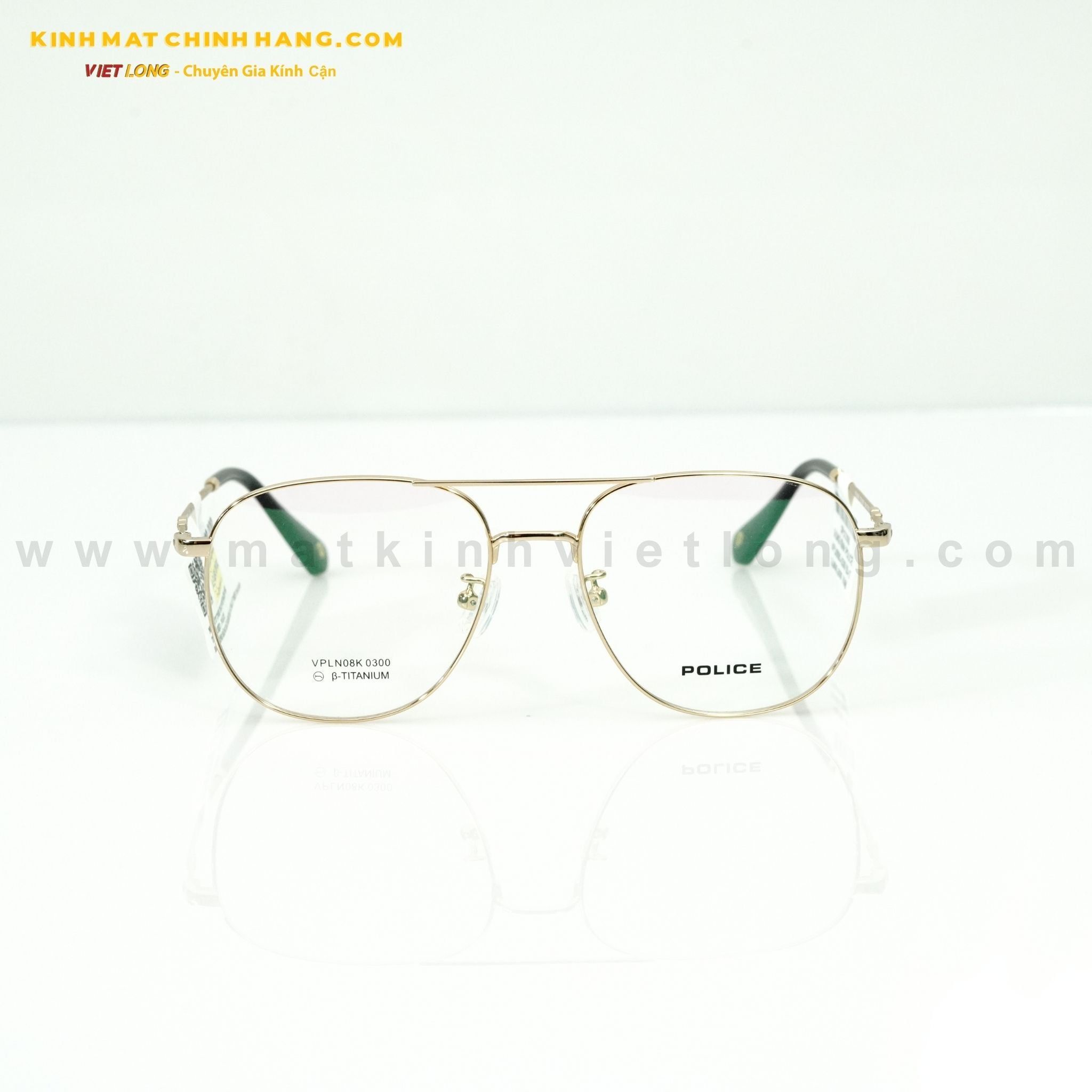  GỌNG KÍNH POLICE VPLN08K-0300 55-17 