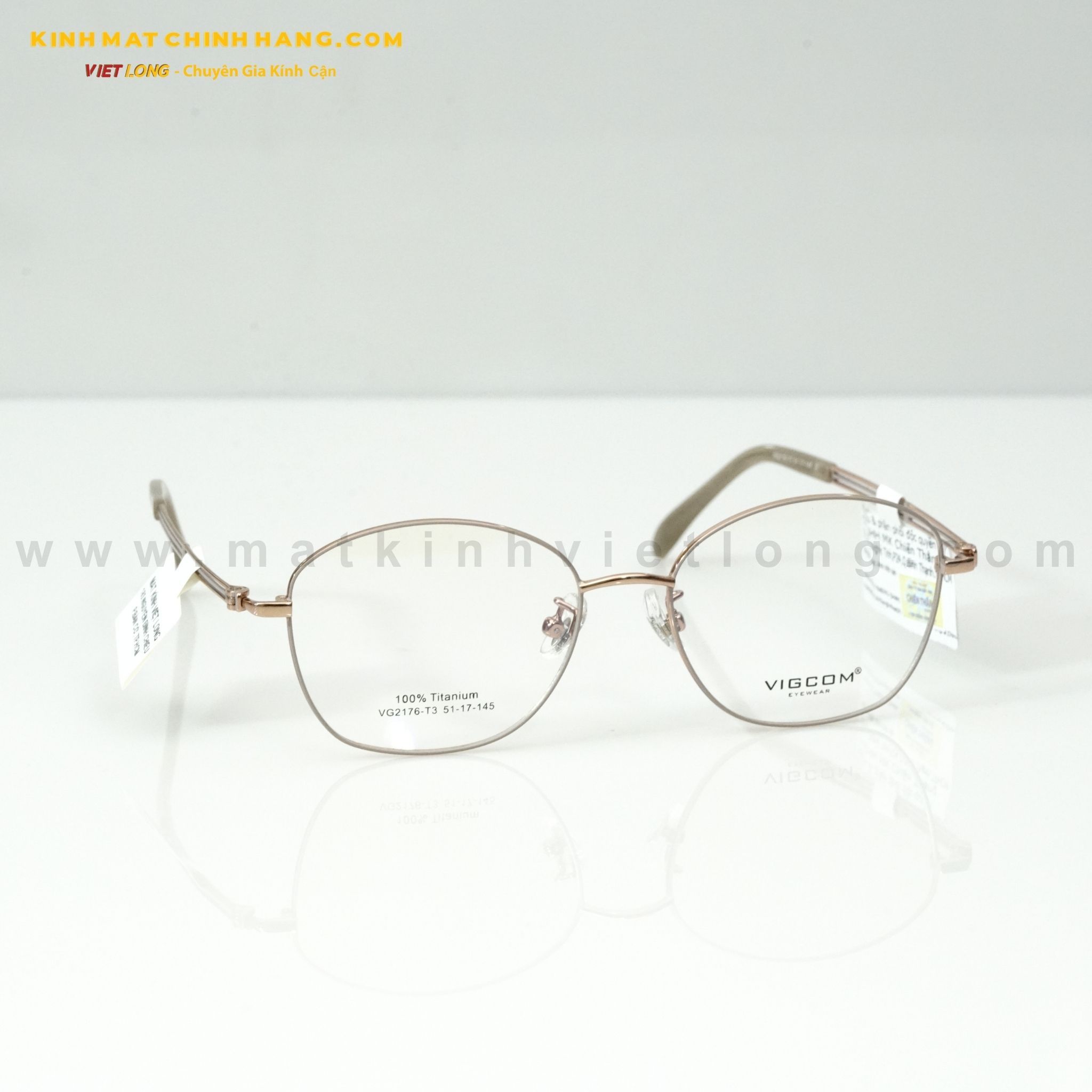  GỌNG KÍNH VIGCOM VG2176-T3 51-17 