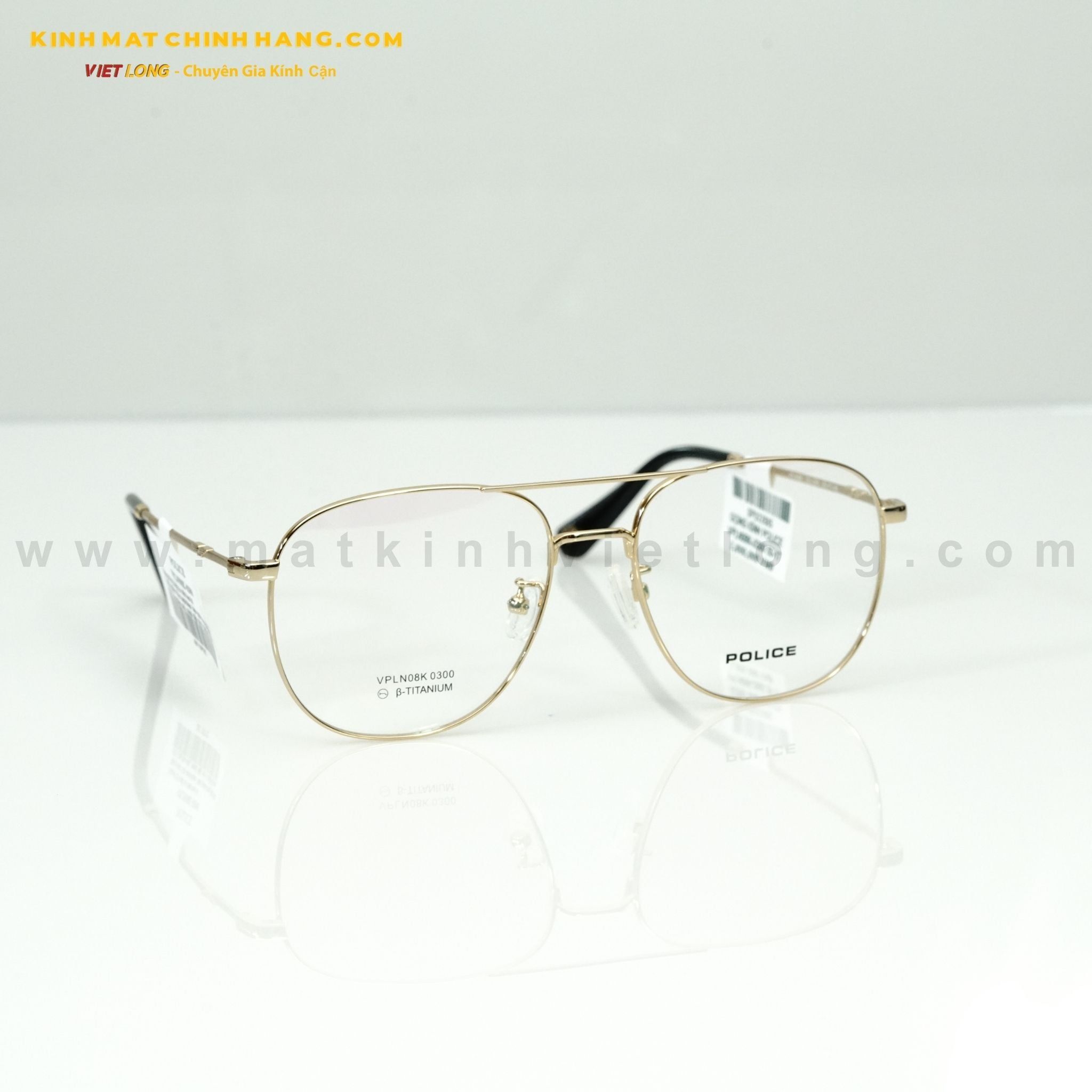  GỌNG KÍNH POLICE VPLN08K-0300 55-17 
