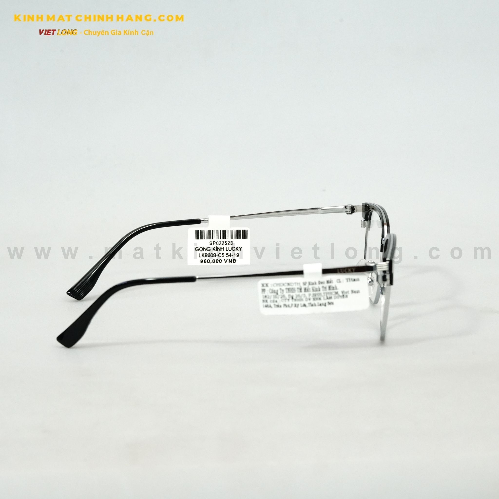  GỌNG KÍNH LUCKY LK8608-C5 54-19 