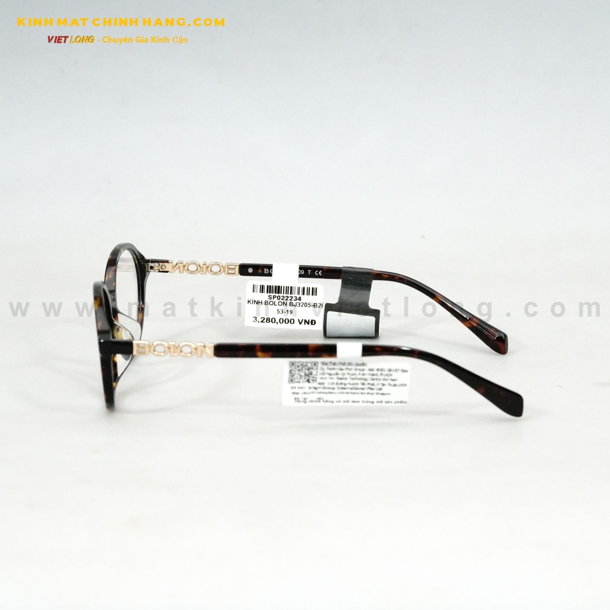  GỌNG KÍNH BOLON BJ3205-B20 53-19 