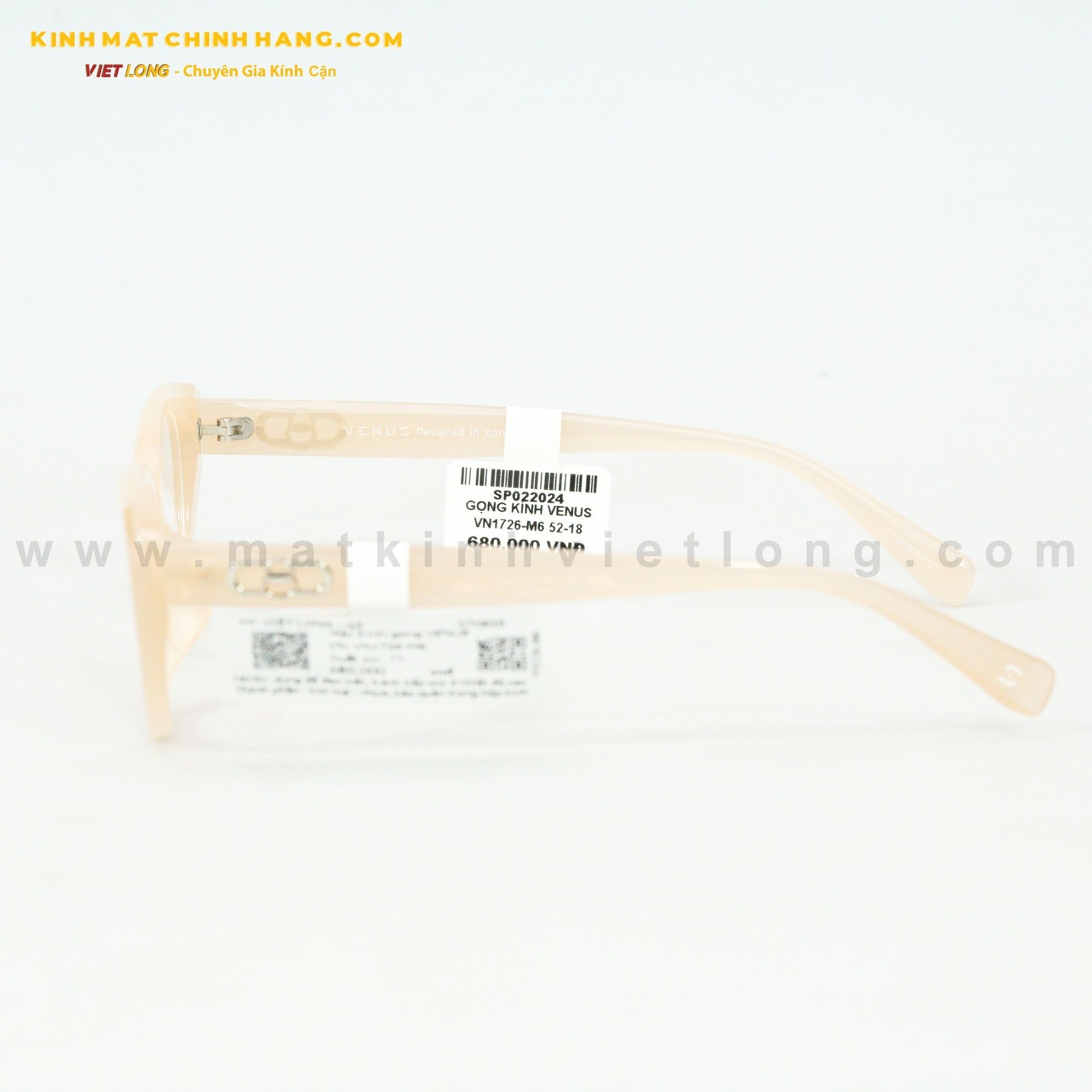  GỌNG KÍNH VENUS VN1726-M6 52-18 