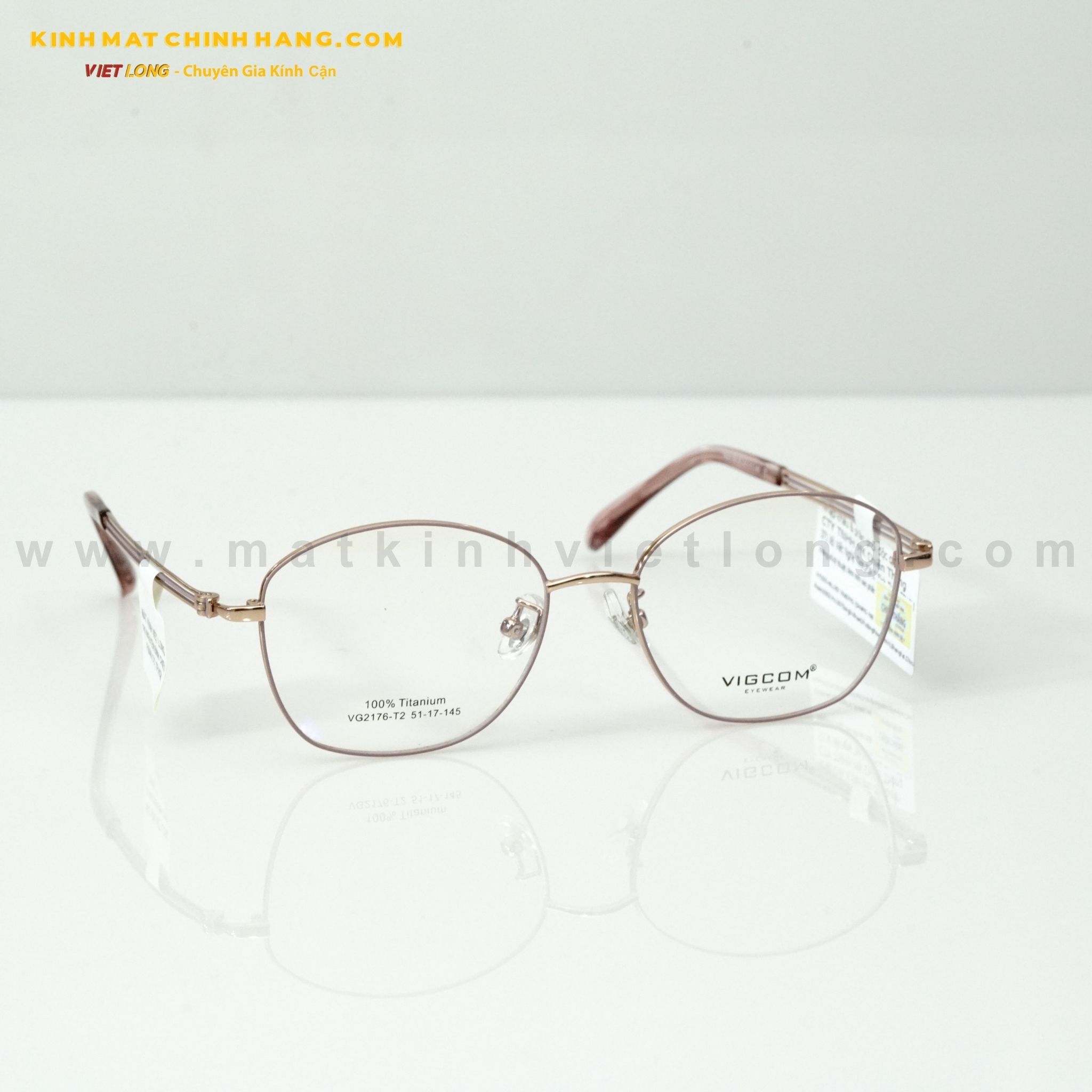  GỌNG KÍNH VIGCOM VG2176-T2 51-17 