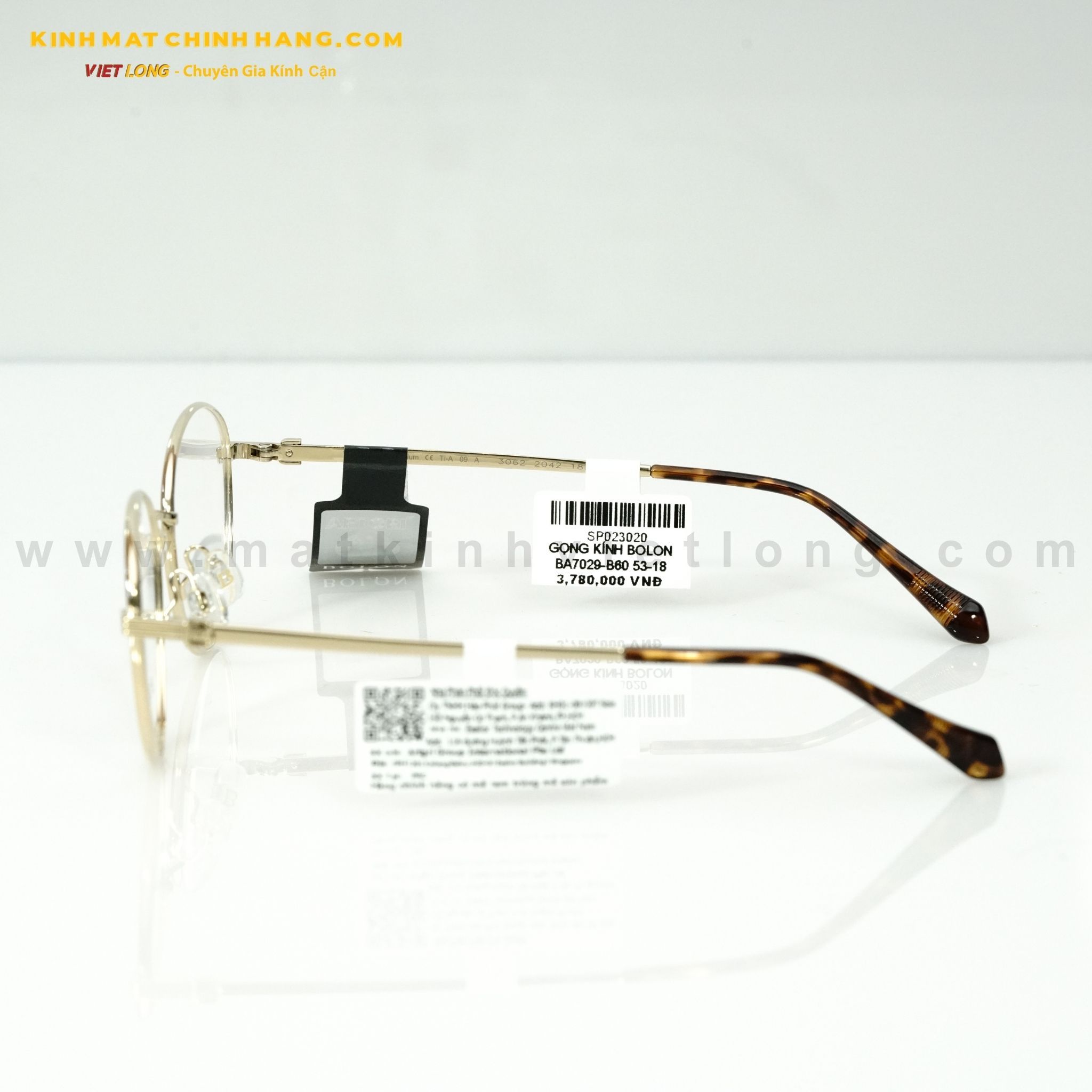  GỌNG KÍNH BOLON BA7029-B60 53-18 