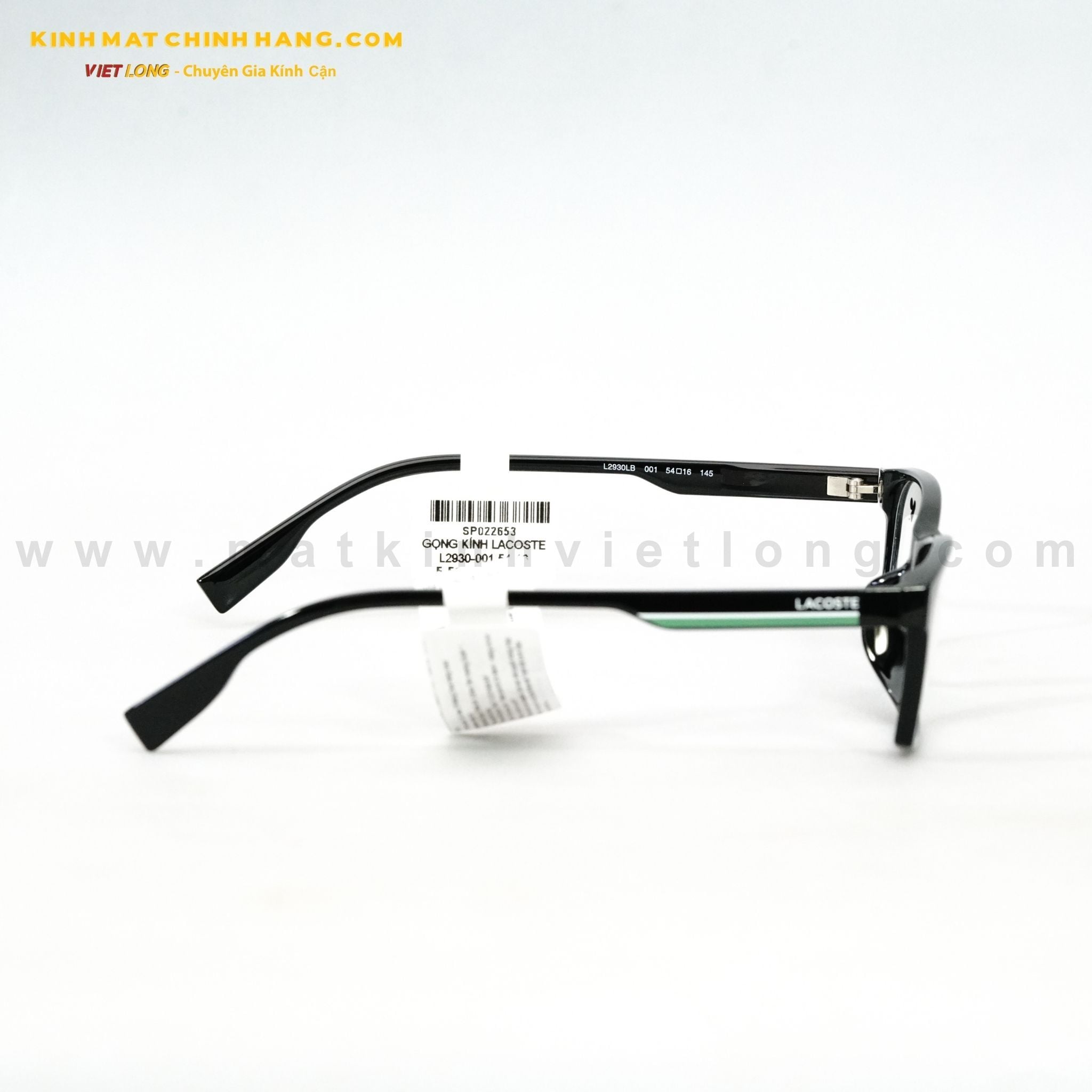 GỌNG KÍNH LACOSTE L2930-001 54-16 