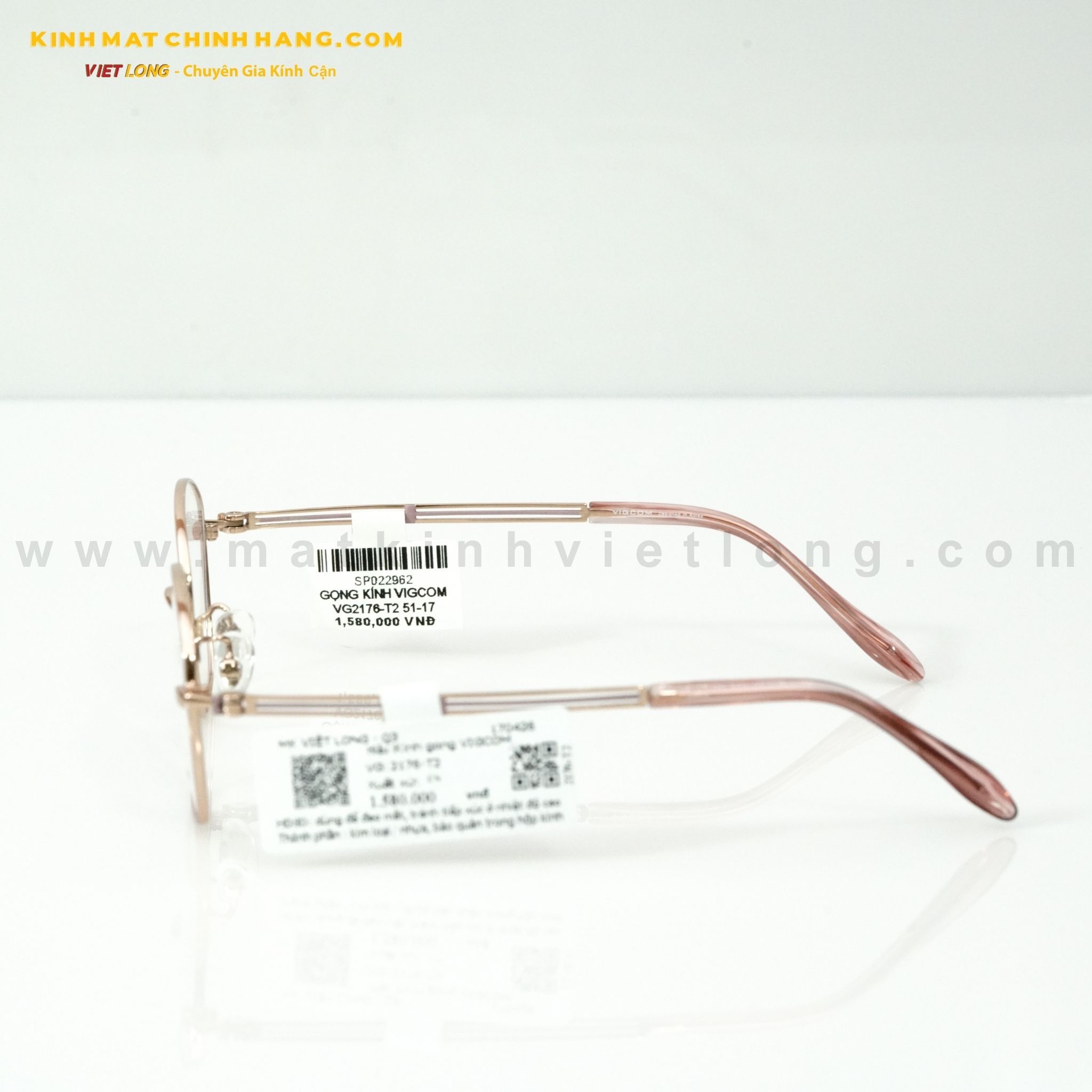  GỌNG KÍNH VIGCOM VG2176-T2 51-17 