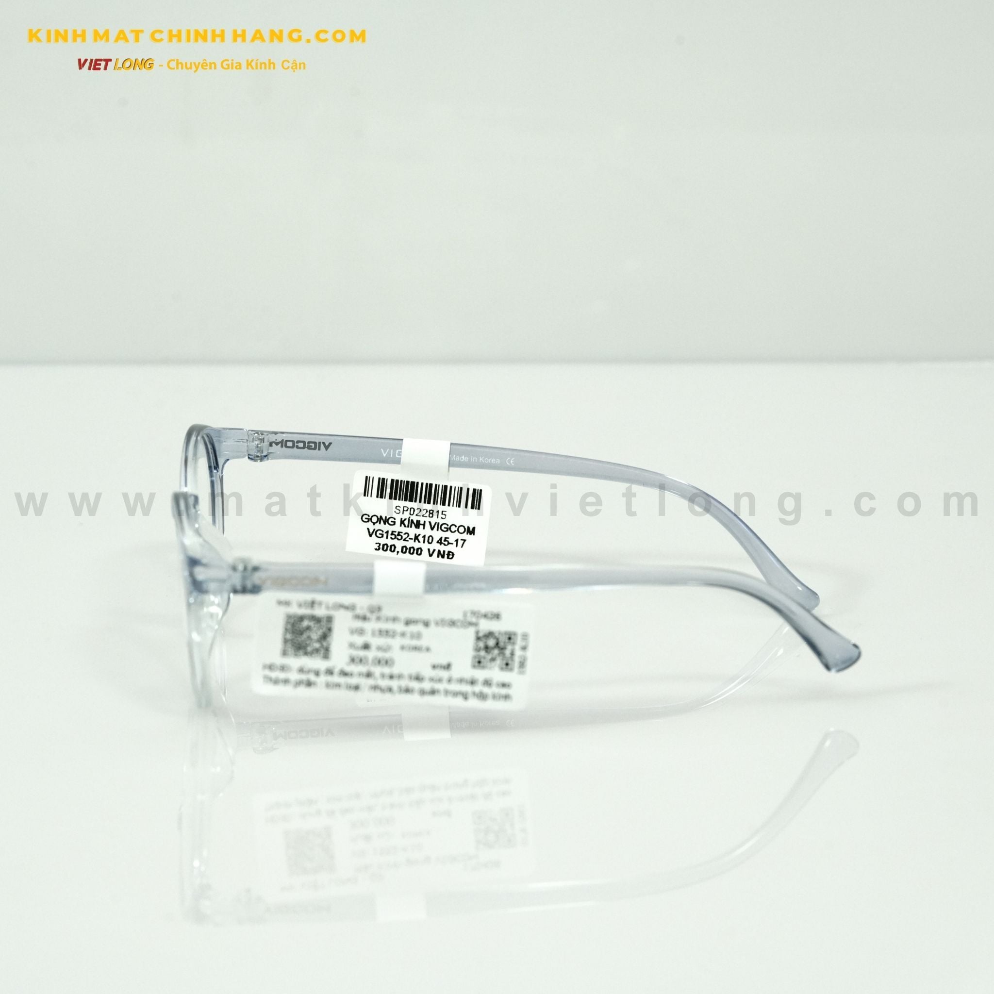  GỌNG KÍNH VIGCOM VG1552-K10 45-17 