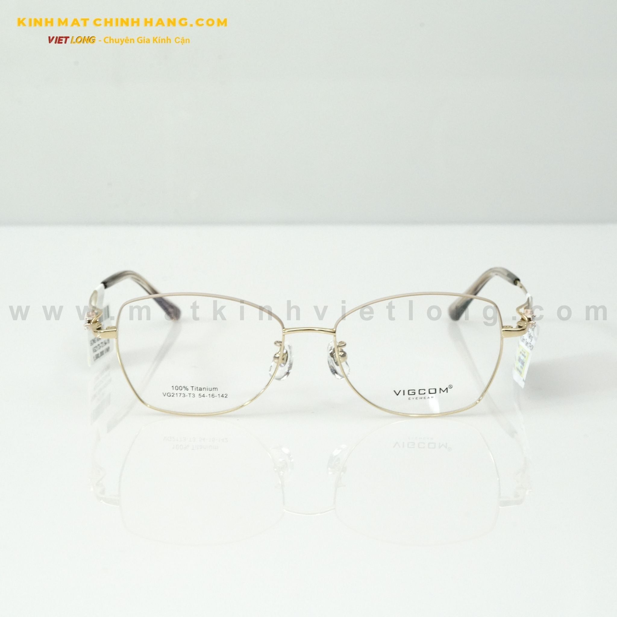  GỌNG KÍNH VIGCOM VG2173-T3 54-16 