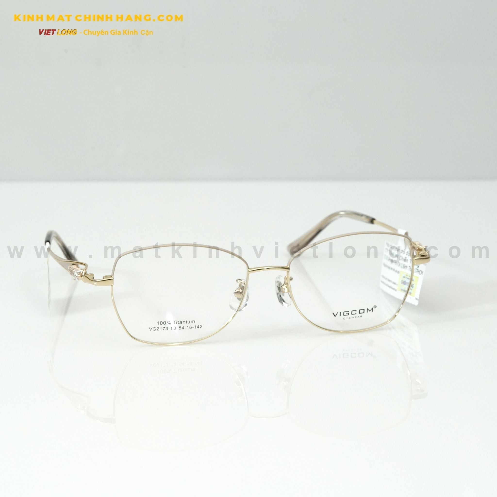  GỌNG KÍNH VIGCOM VG2173-T3 54-16 