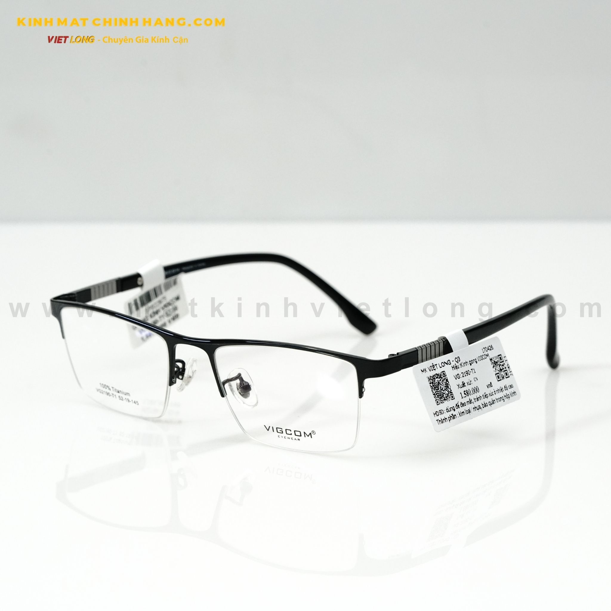  GỌNG KÍNH VIGCOM VG2190-T1 52-19 