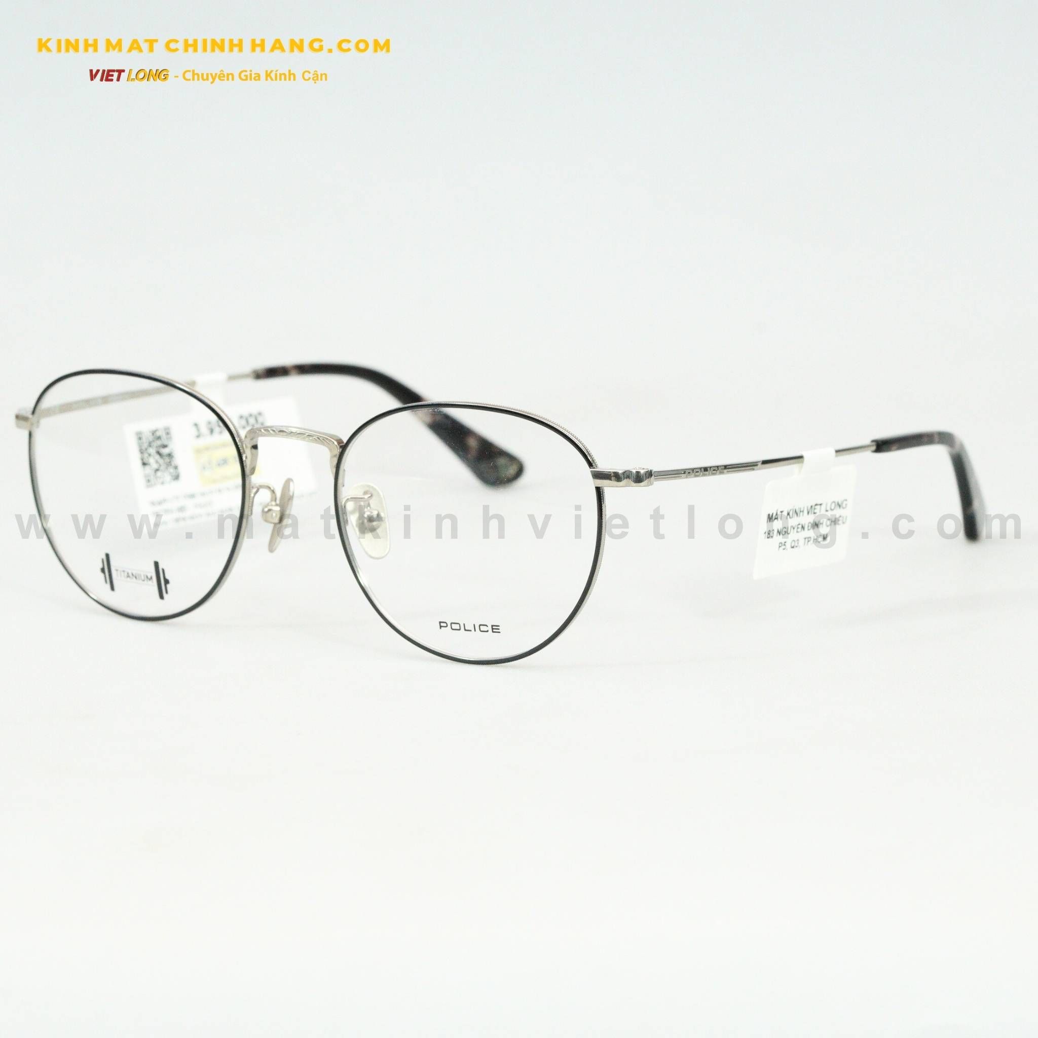  GỌNG KÍNH POLICE VPLB10J-520583 52-20 