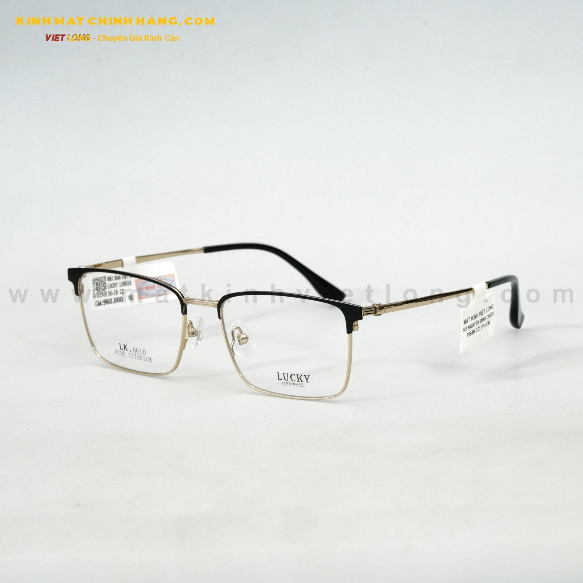  GỌNG KÍNH LUCKY LK8616-C1 56-18 