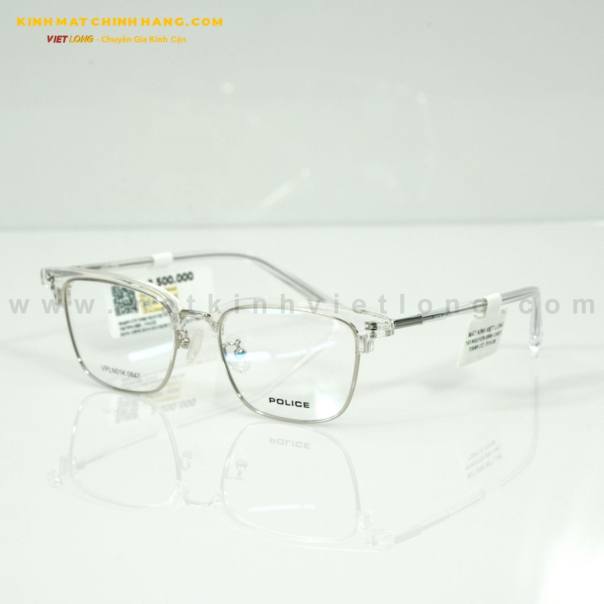  GỌNG KÍNH POLICE VPLN01K-0847 54-19 