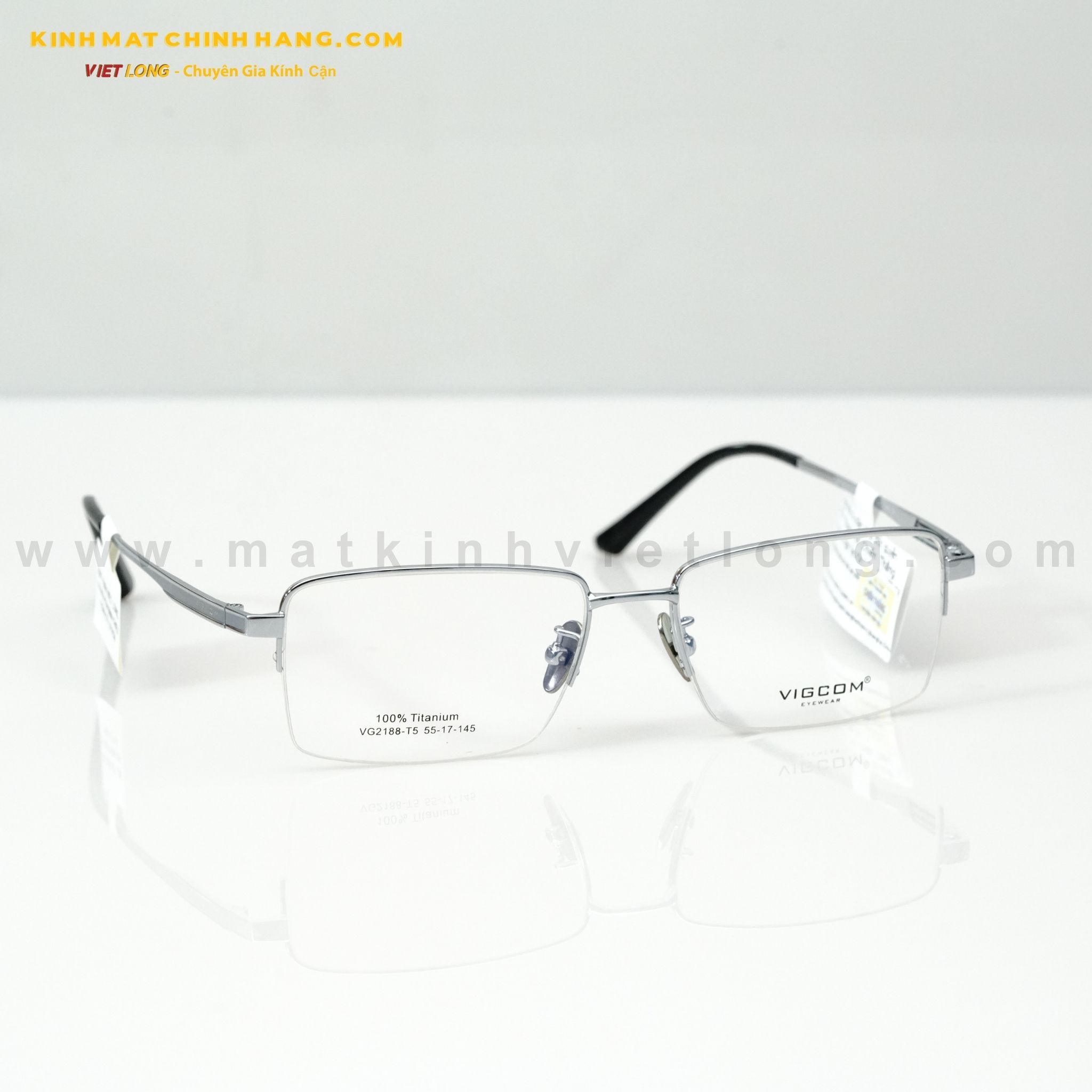  GỌNG KÍNH VIGCOM VG2188-T5 55-17 
