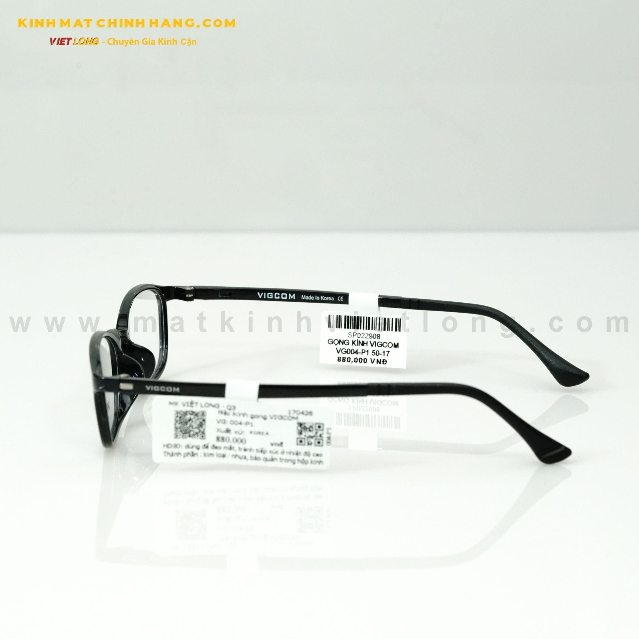  GỌNG KÍNH VIGCOM VG004-P1 50-17 