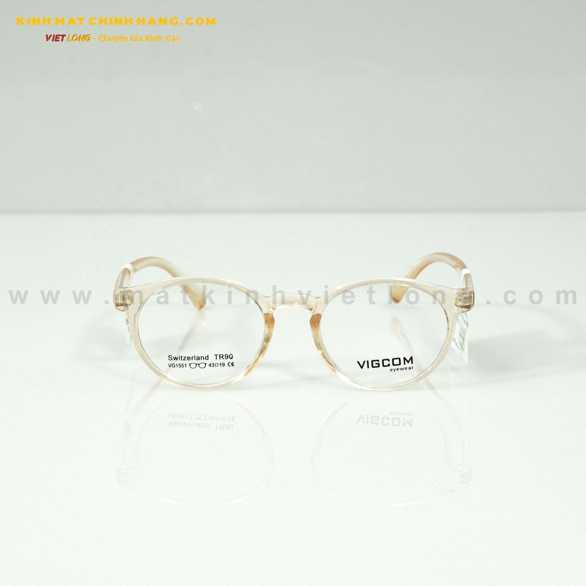  GỌNG KÍNH VIGCOM VG1551-K8 43-19 