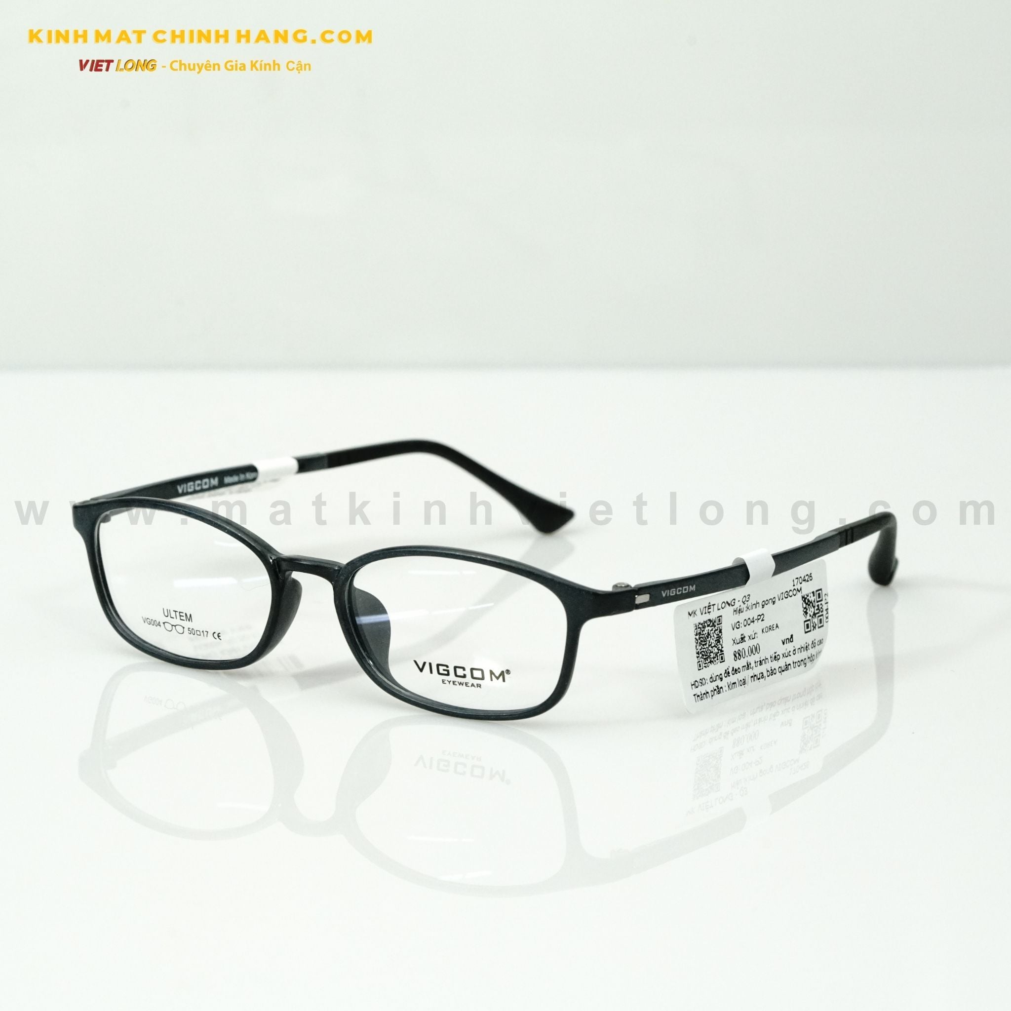  GỌNG KÍNH VIGCOM VG004-P2 50-17 
