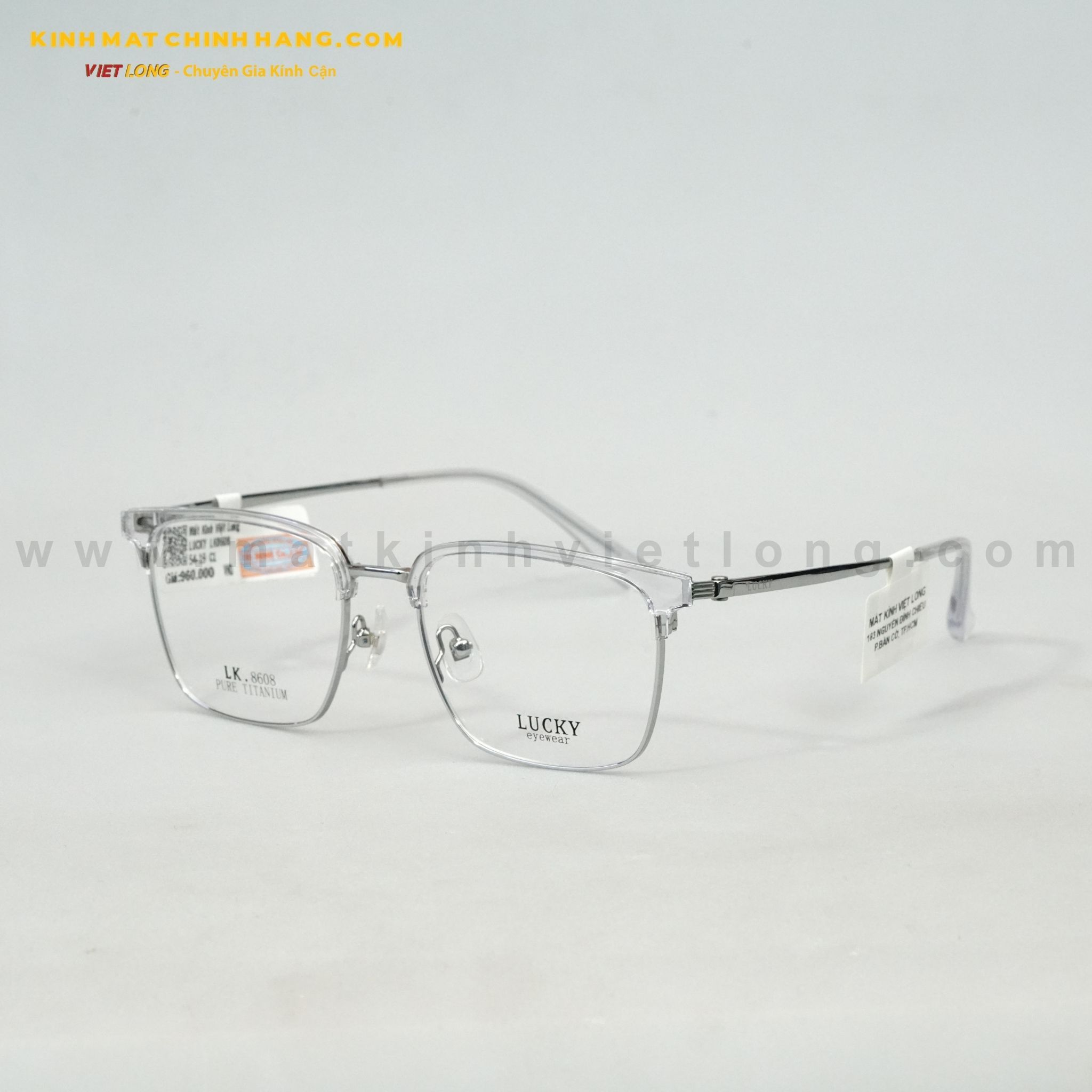  GỌNG KÍNH LUCKY LK8608-C1 54-19 