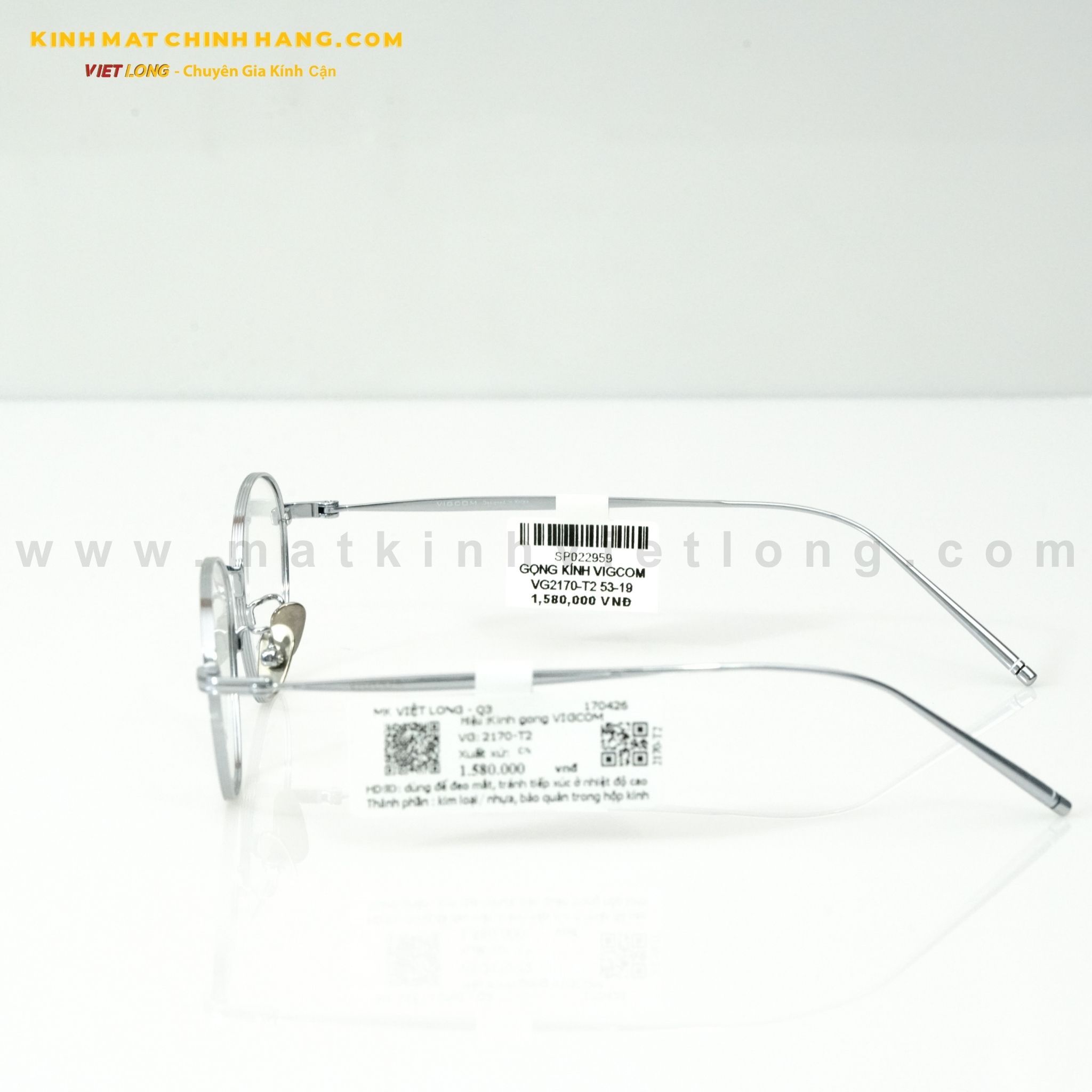  GỌNG KÍNH VIGCOM VG2170-T2 53-19 