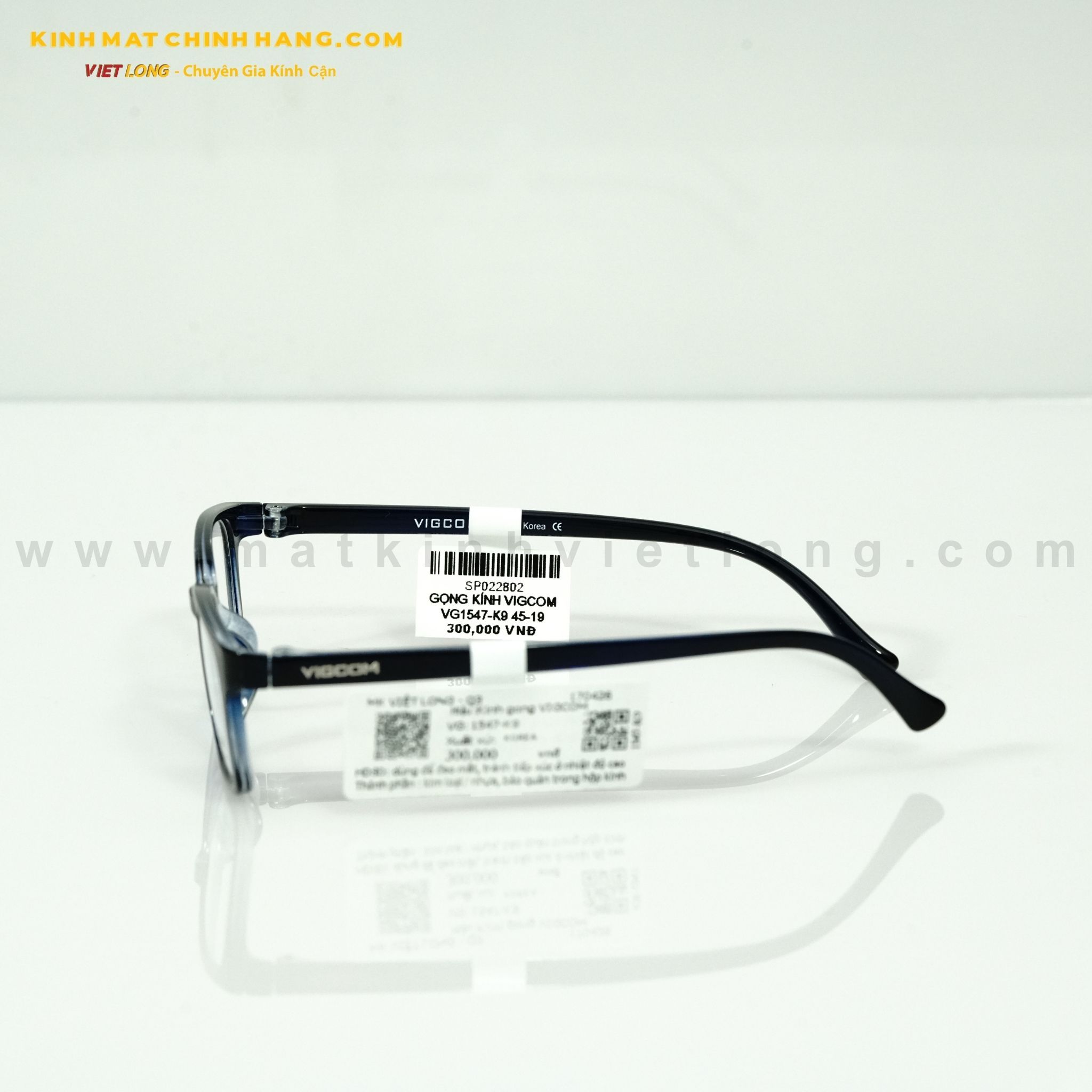  GỌNG KÍNH VIGCOM VG1547-K9 45-19 