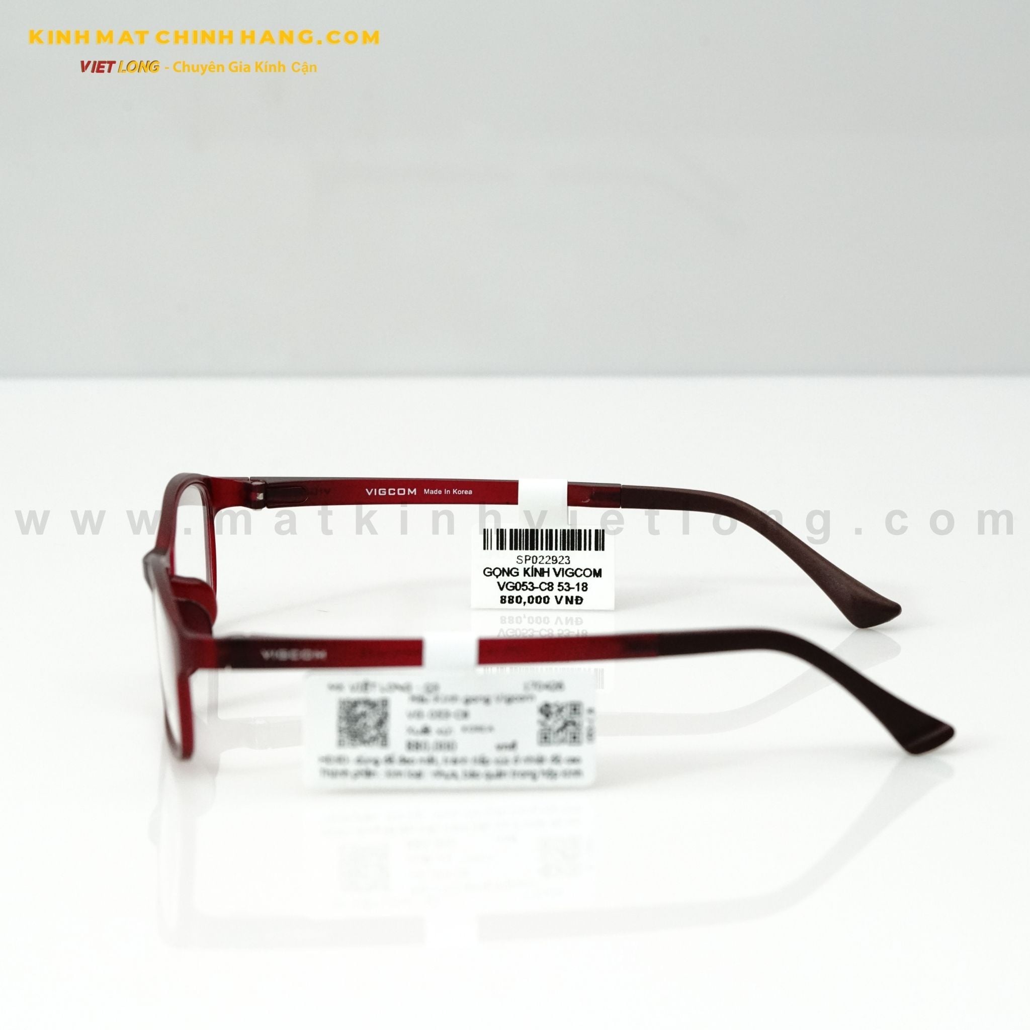  GỌNG KÍNH VIGCOM VG053-C8 53-18 
