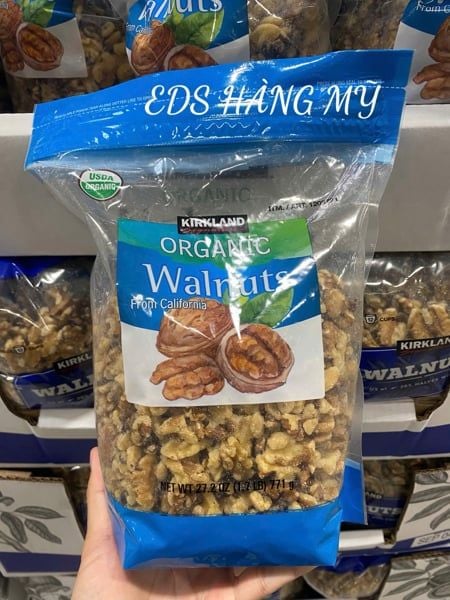 Hạt Óc Chó Mỹ Hữu Cơ Kirkland – Organic Walnuts from California