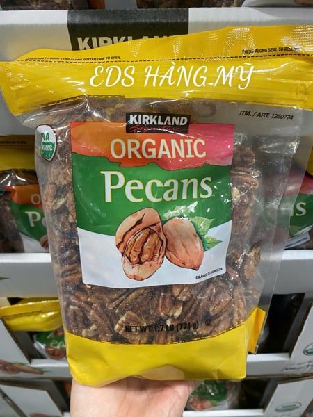 Hạt Hồ Đào Pecans Hữu Cơ Kirkland – Organic Pecans