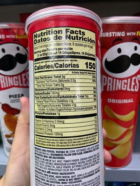 Bánh snack khoai tây Pringles