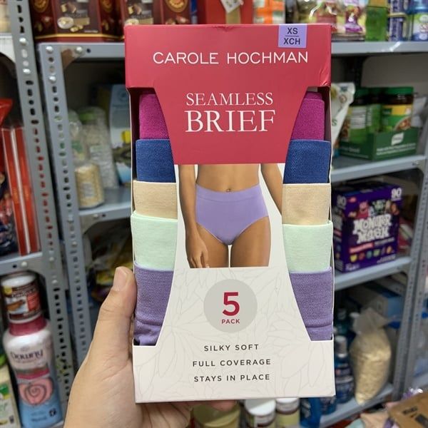 Set 5 quần lót nữ lưng cao Carole Hochman Seamless Brief