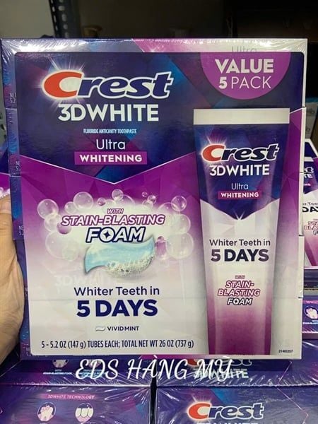 KEM ĐÁNH RĂNG CREST 3D WHITE ULTRA WHITENING