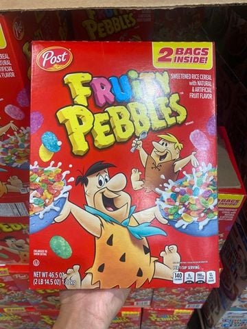  Fruity Pebbles – Ngũ cốc gạo vị trái cây 