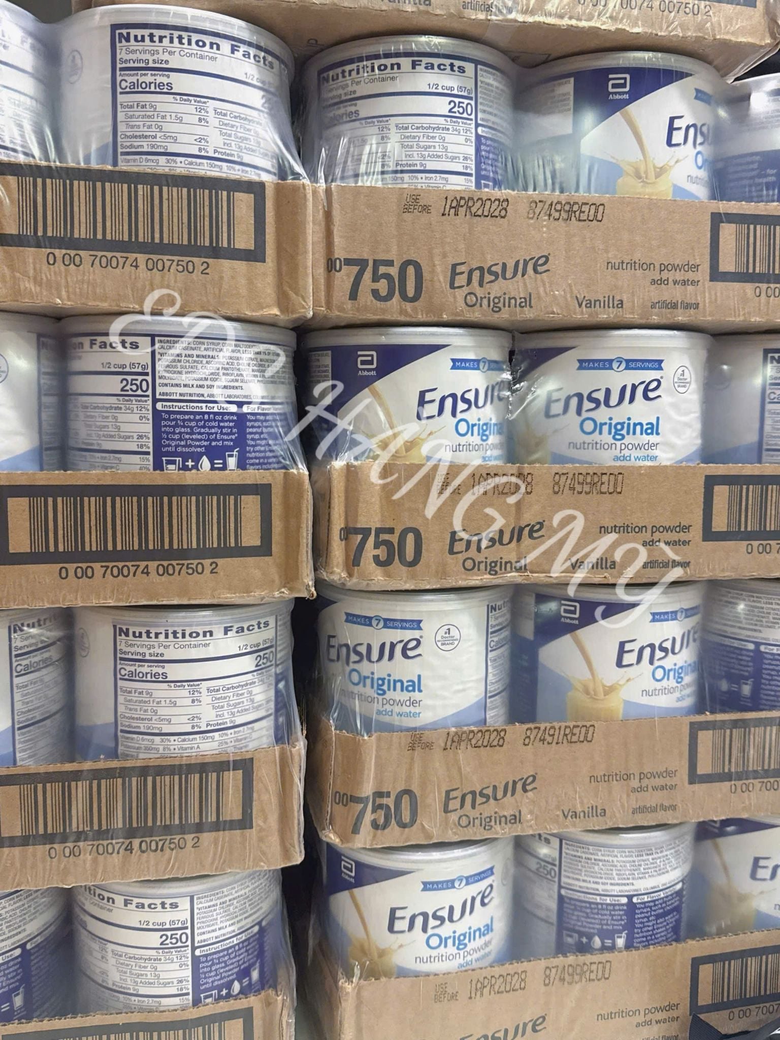 Sữa Ensure Mỹ Original Nutrition Powder