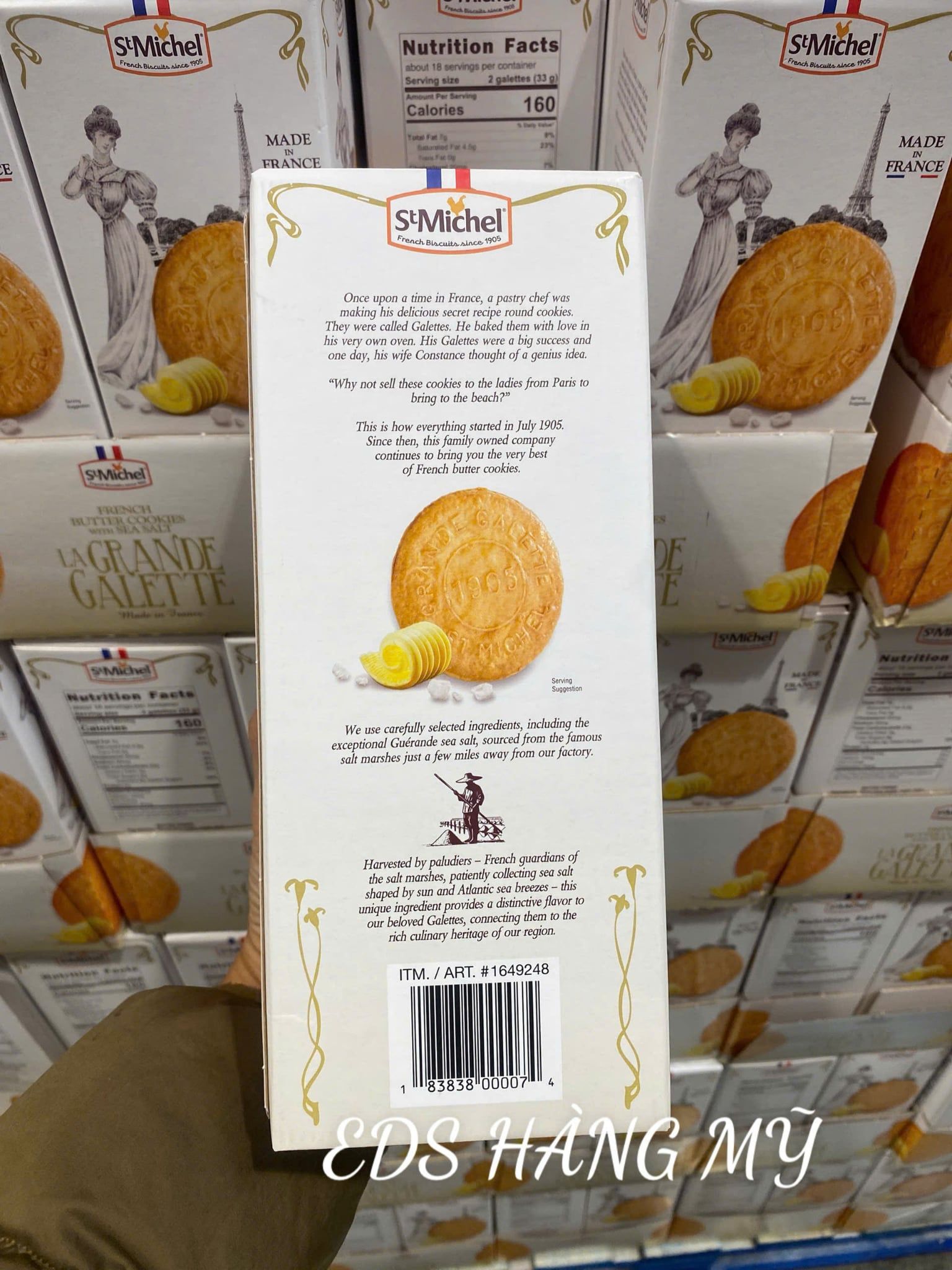 Bánh quy bơ La Grande Galette French Butter Cookies