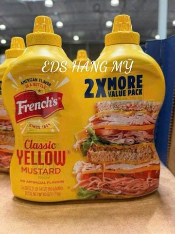  MÙ TẠT VÀNG FRENCH’S CLASSIC YELLOW MUSTARD 
